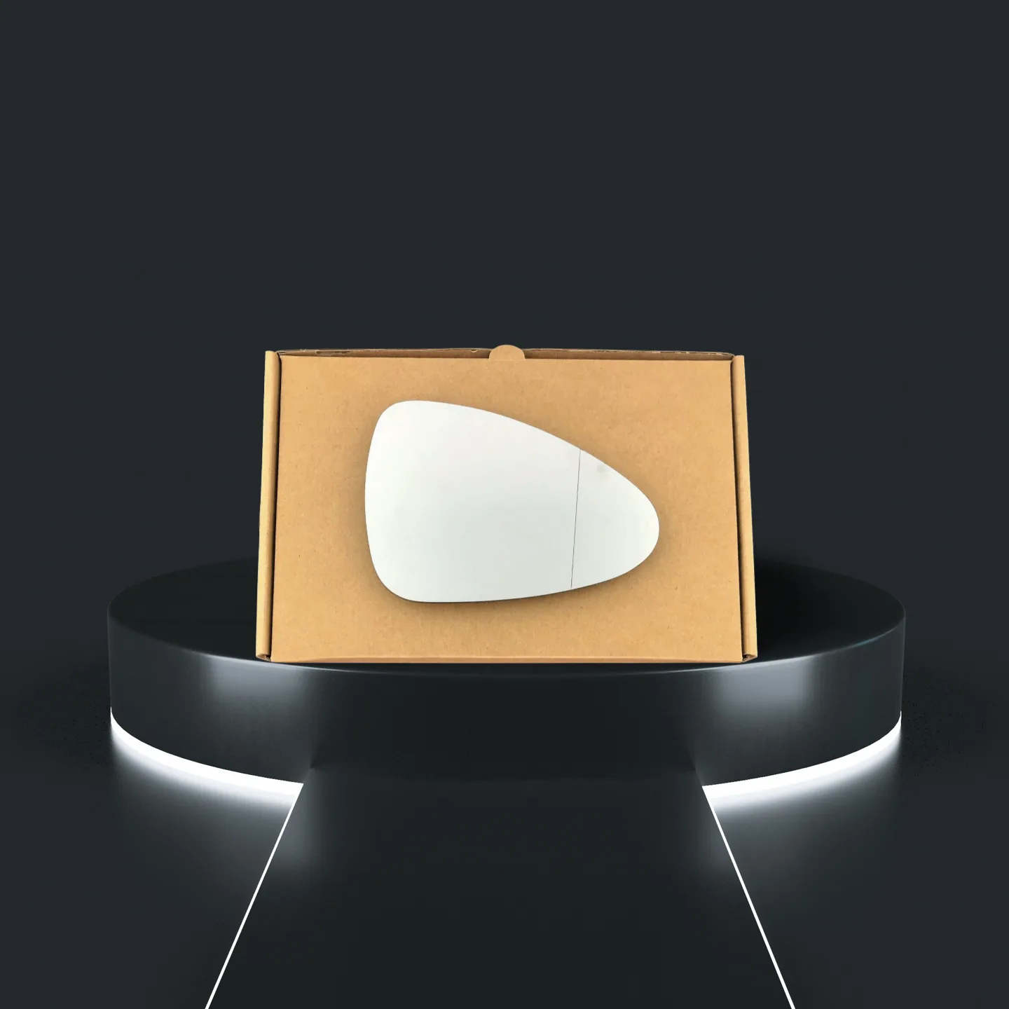 Infiniti QX30 Stick-on Wing Mirror Glass 2015-2020 — Wide Angle — Right Driver Side