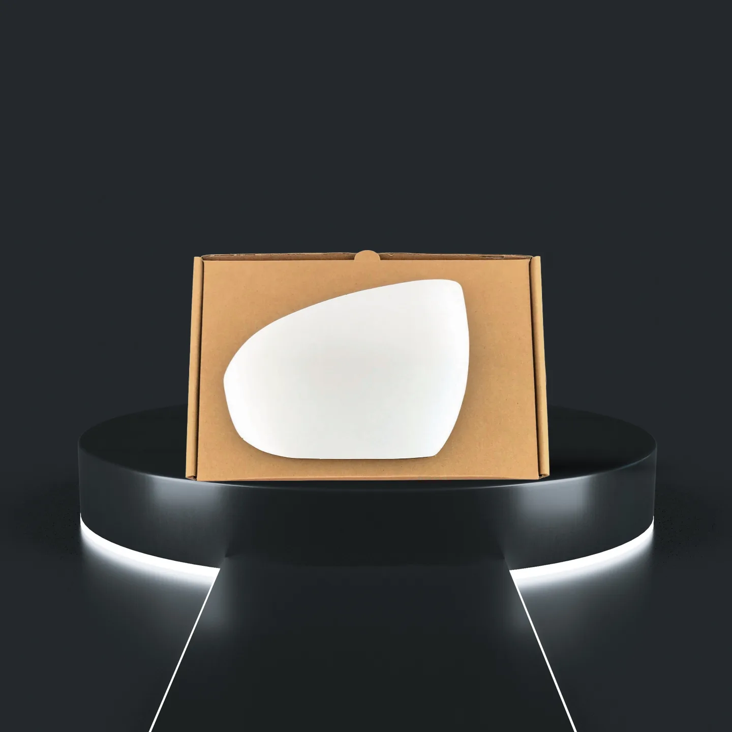 Hyundai Tuscon Stick-on Wing Mirror Glass 2015-2021 — Convex — Left Passenger Side