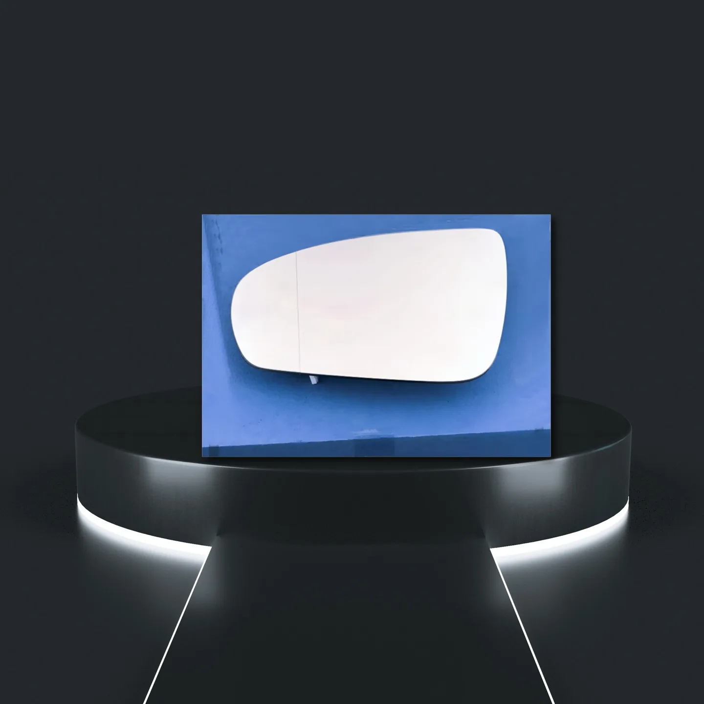 Mercedes CLC Stick-on Wing Mirror Glass 2008-2011 — Wide Angle — Left Passenger Side