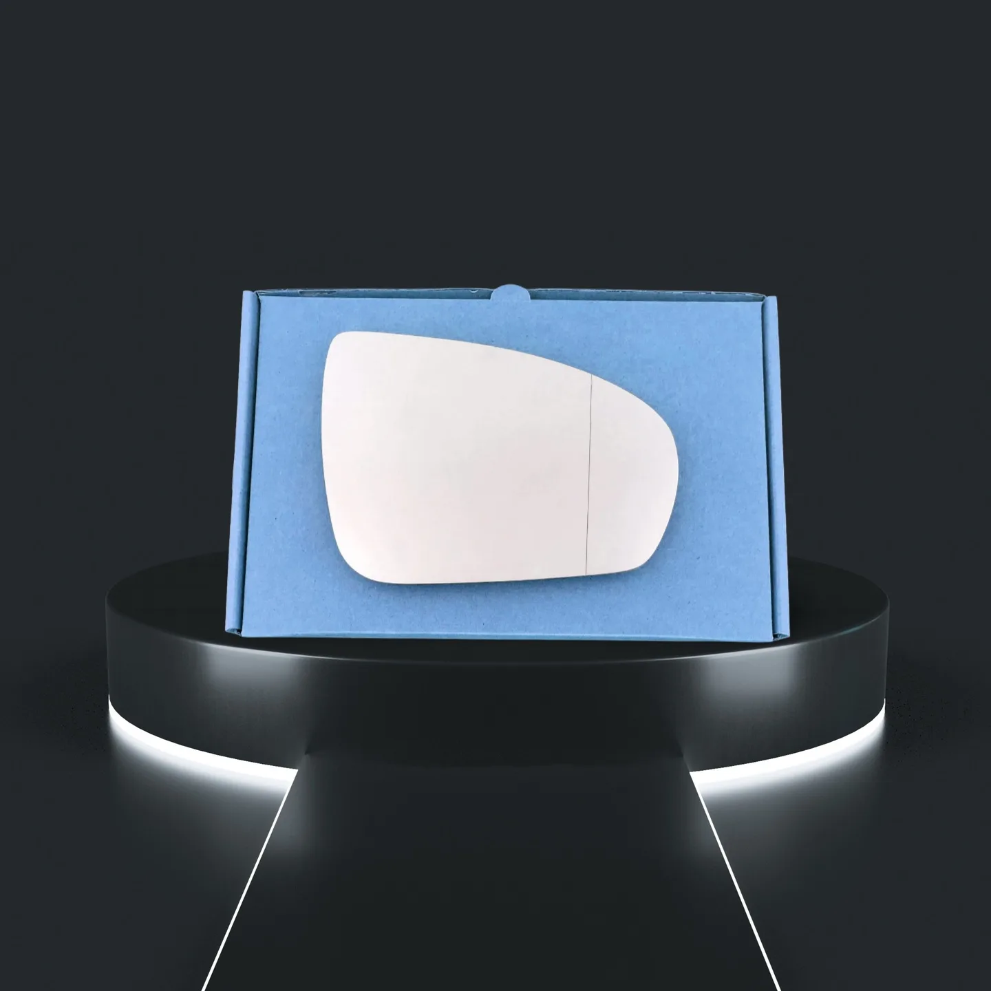 Mercedes CLC Stick-on Wing Mirror Glass 2008-2011 — Wide Angle — Right Driver Side
