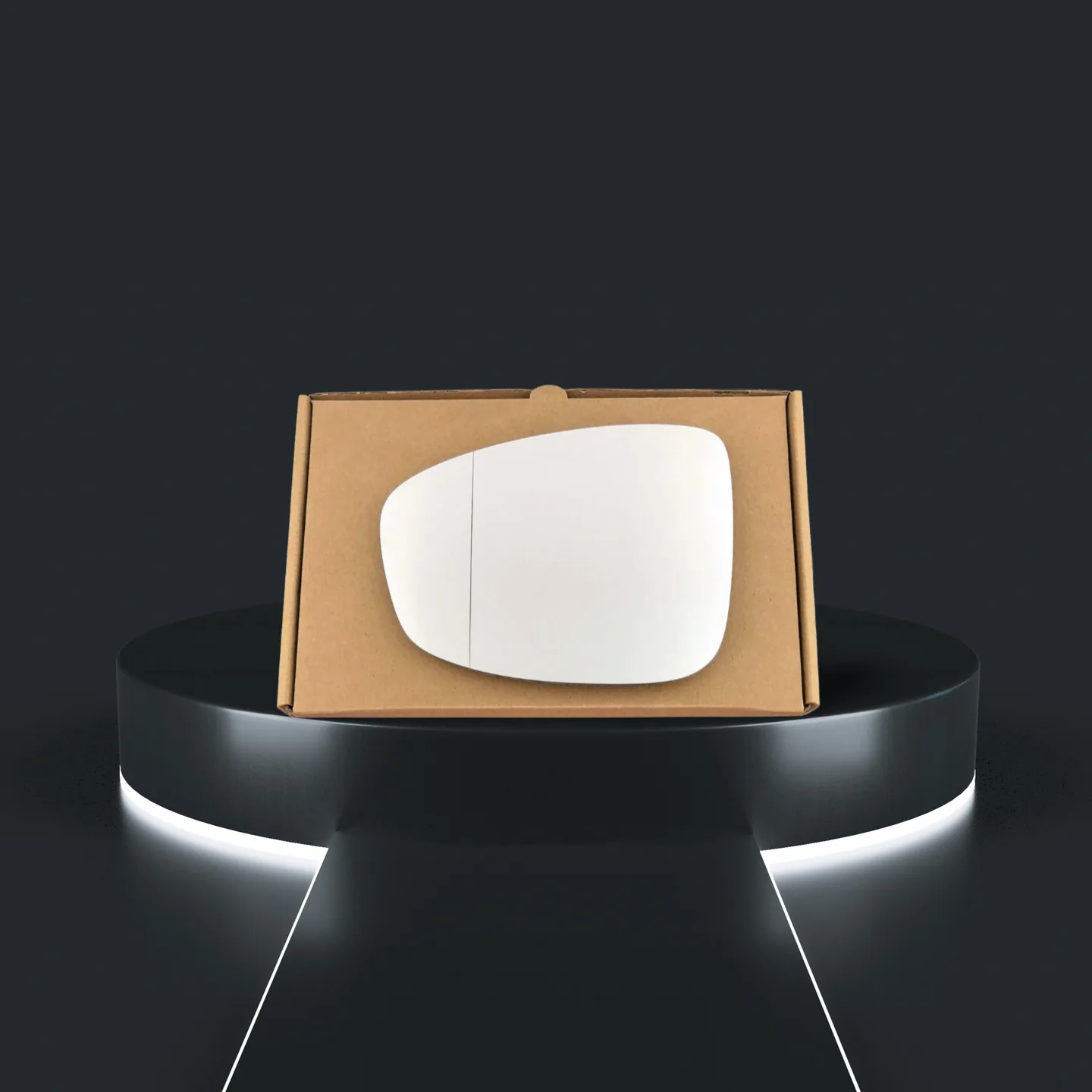 Mazda CX-5 Stick-on Wing Mirror Glass 2012-2016 — Convex — Left Passenger Side