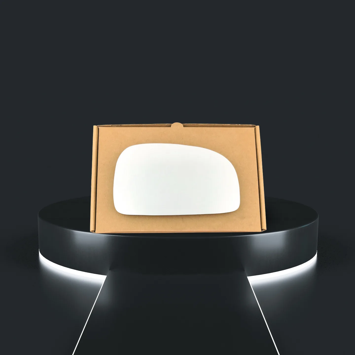Hyundai Grand Voyager Stick-on Wing Mirror Glass 2008-2015 — Convex — Right Driver Side