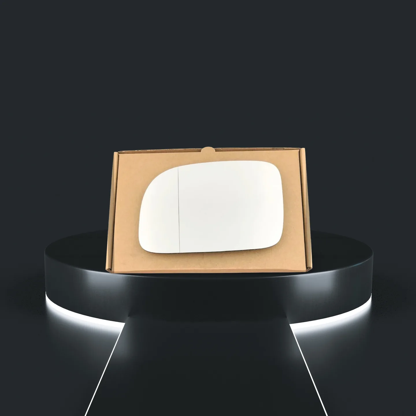 Stick on Wing Mirror Glass — Left Passenger Side