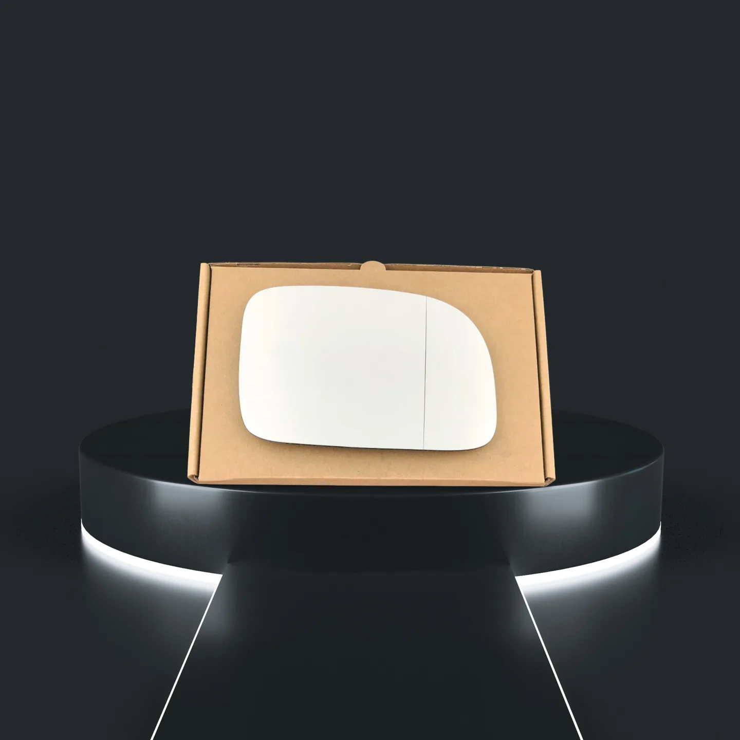 Stick on Wing Mirror Glass — Right Driver Side