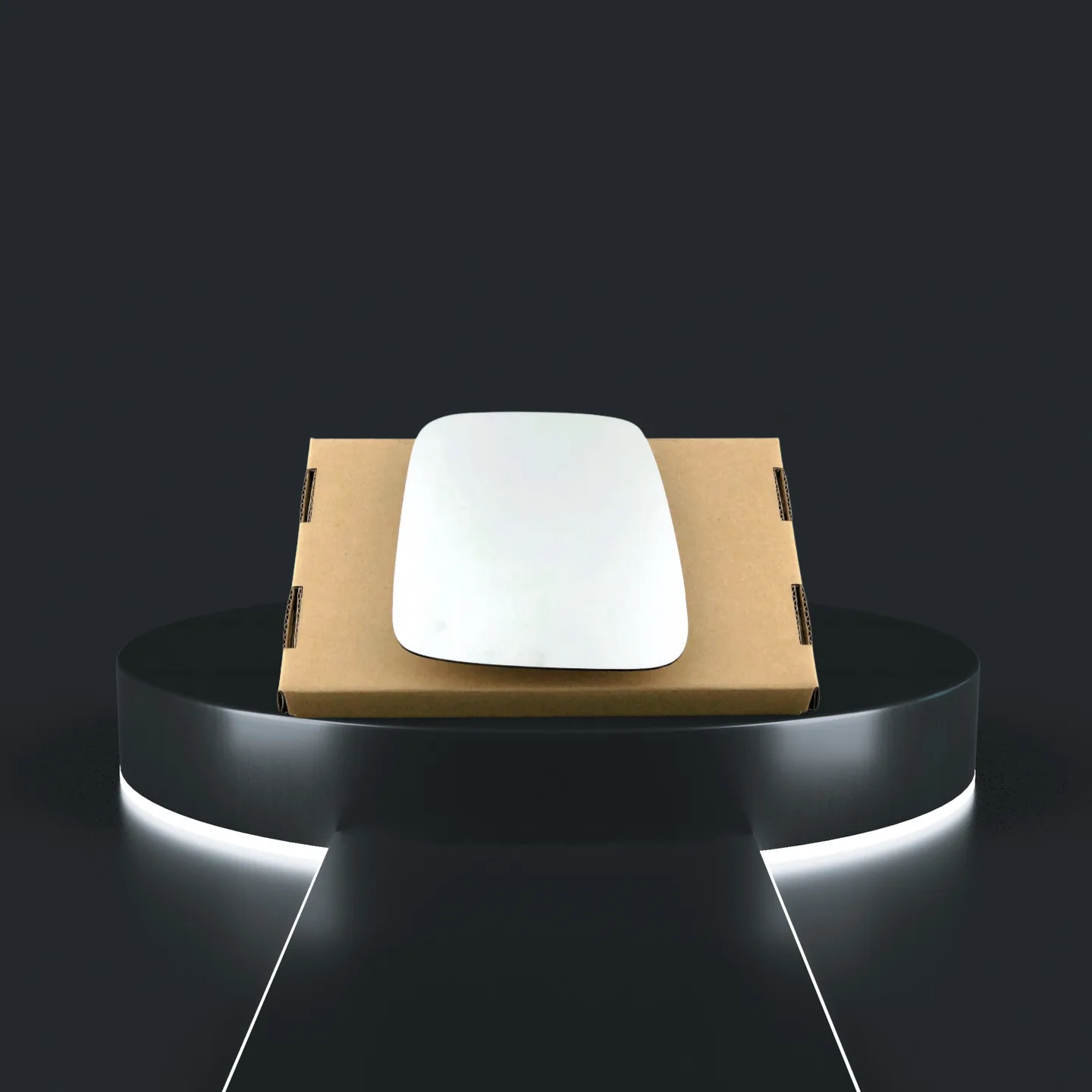 Stick on Wing Mirror Glass — Left Passenger Side