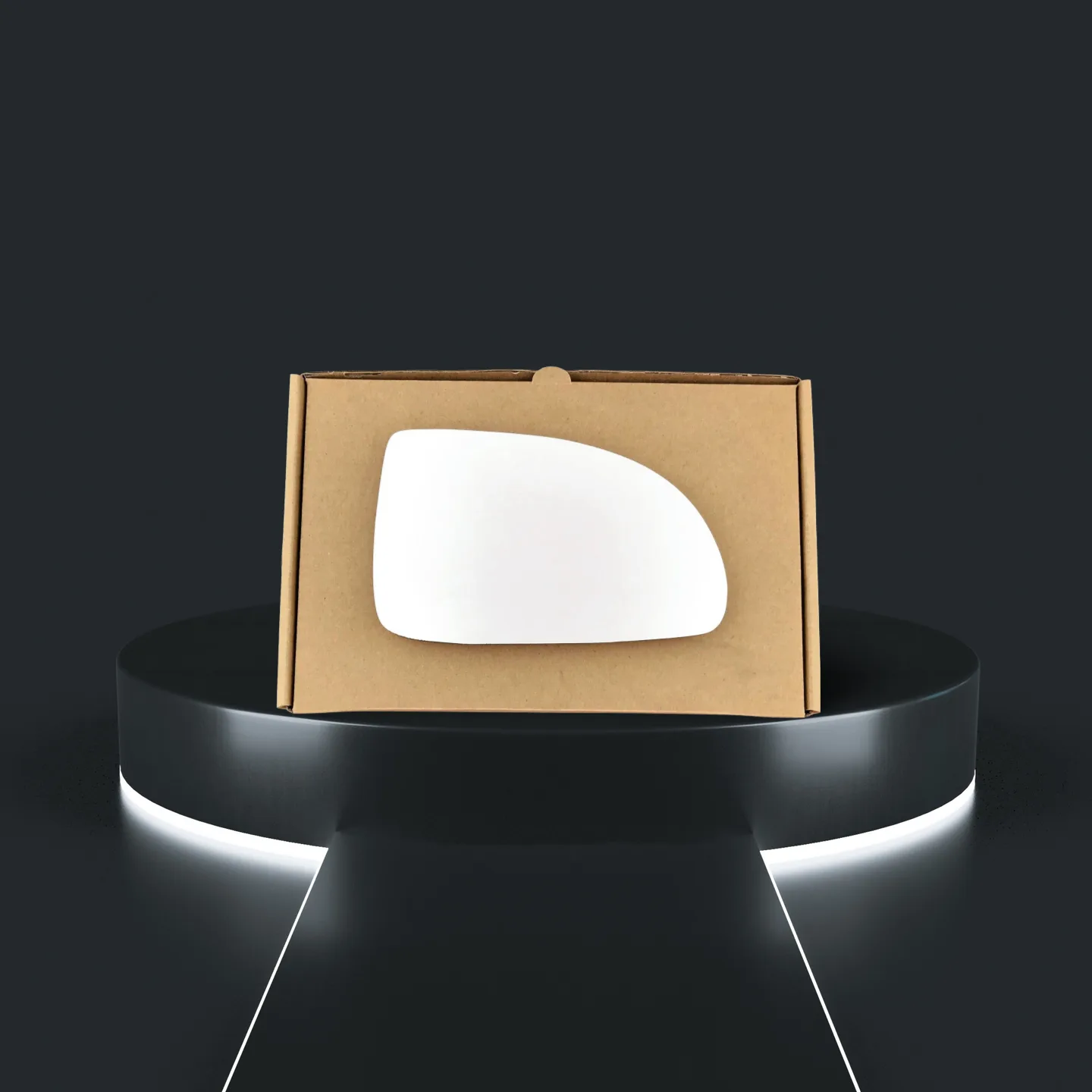 Stick on Wing Mirror Glass — Right Driver Side