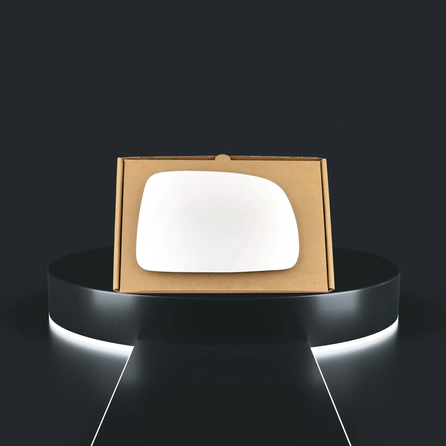 Hyundai TARJET Stick-on Wing Mirror Glass 2000-2006 — Wide Angle — Right Driver Side
