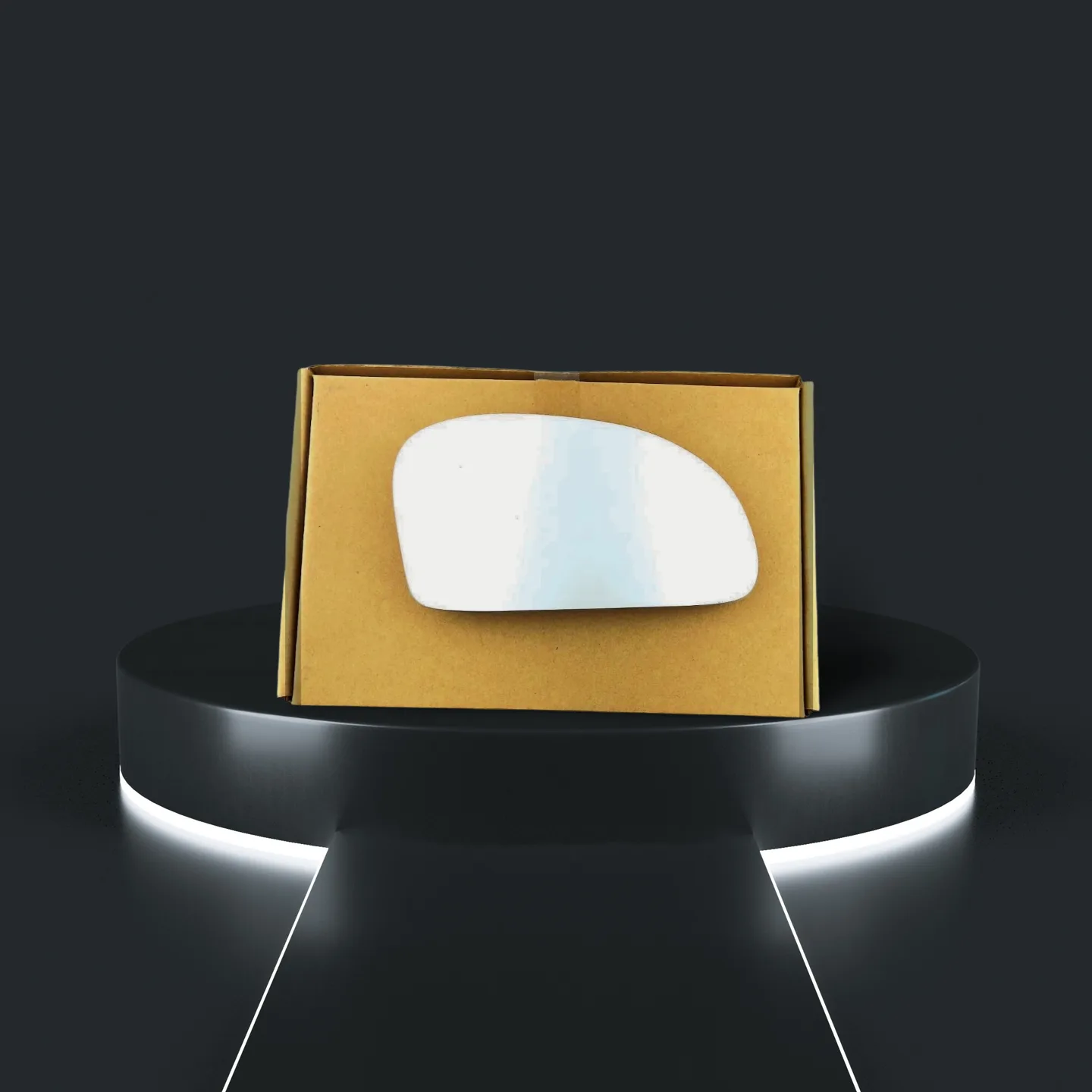 Hyundai Getz Stick-on Wing Mirror Glass 2002-2011 — Convex — Right Driver Side