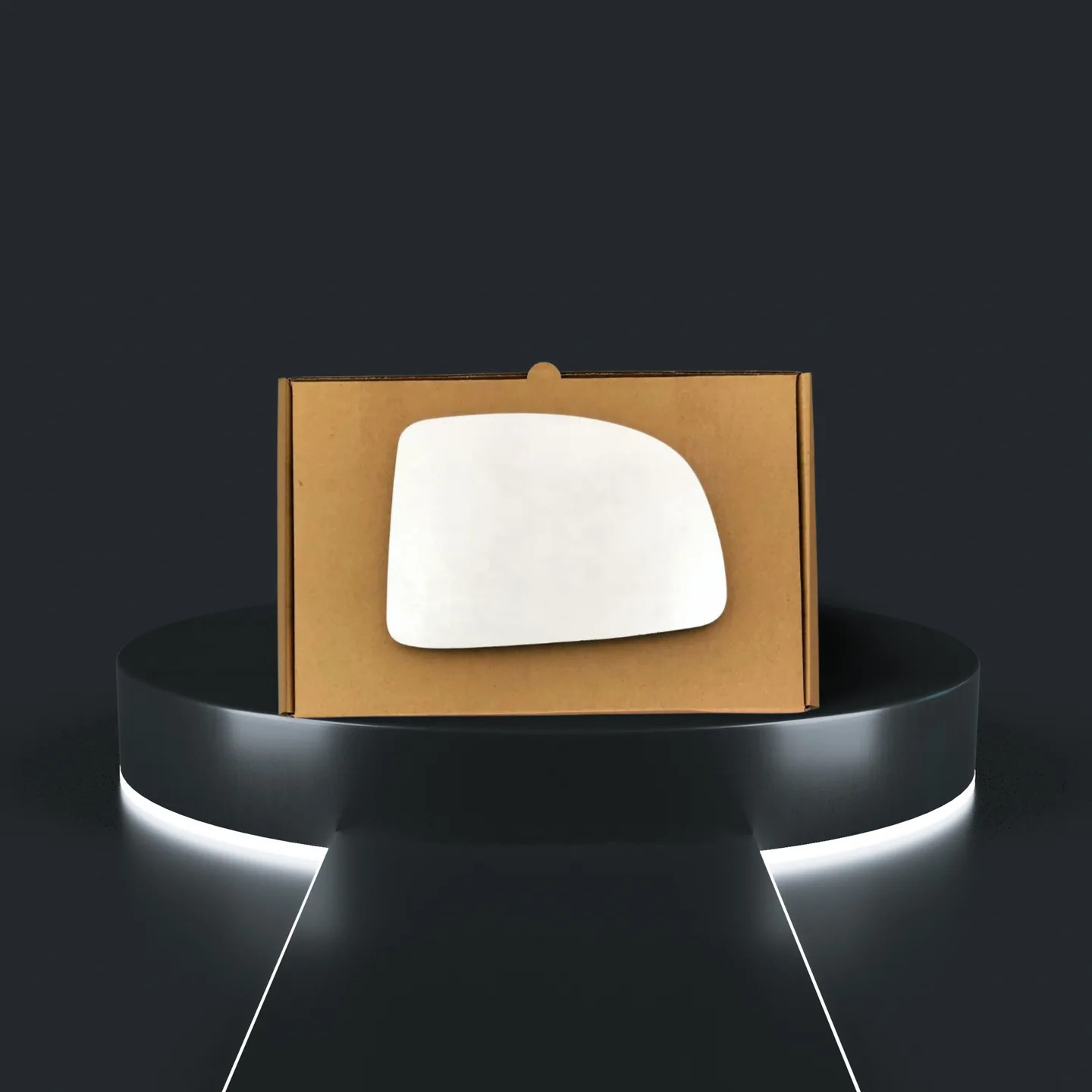 Kia Carens Stick-on Wing Mirror Glass 2006-2012 — Wide Angle — Right Driver Side