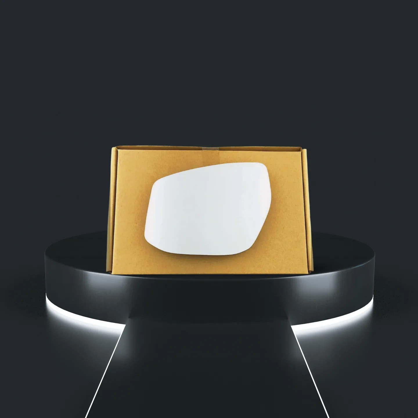 Stick on Wing Mirror Glass — Left Passenger Side