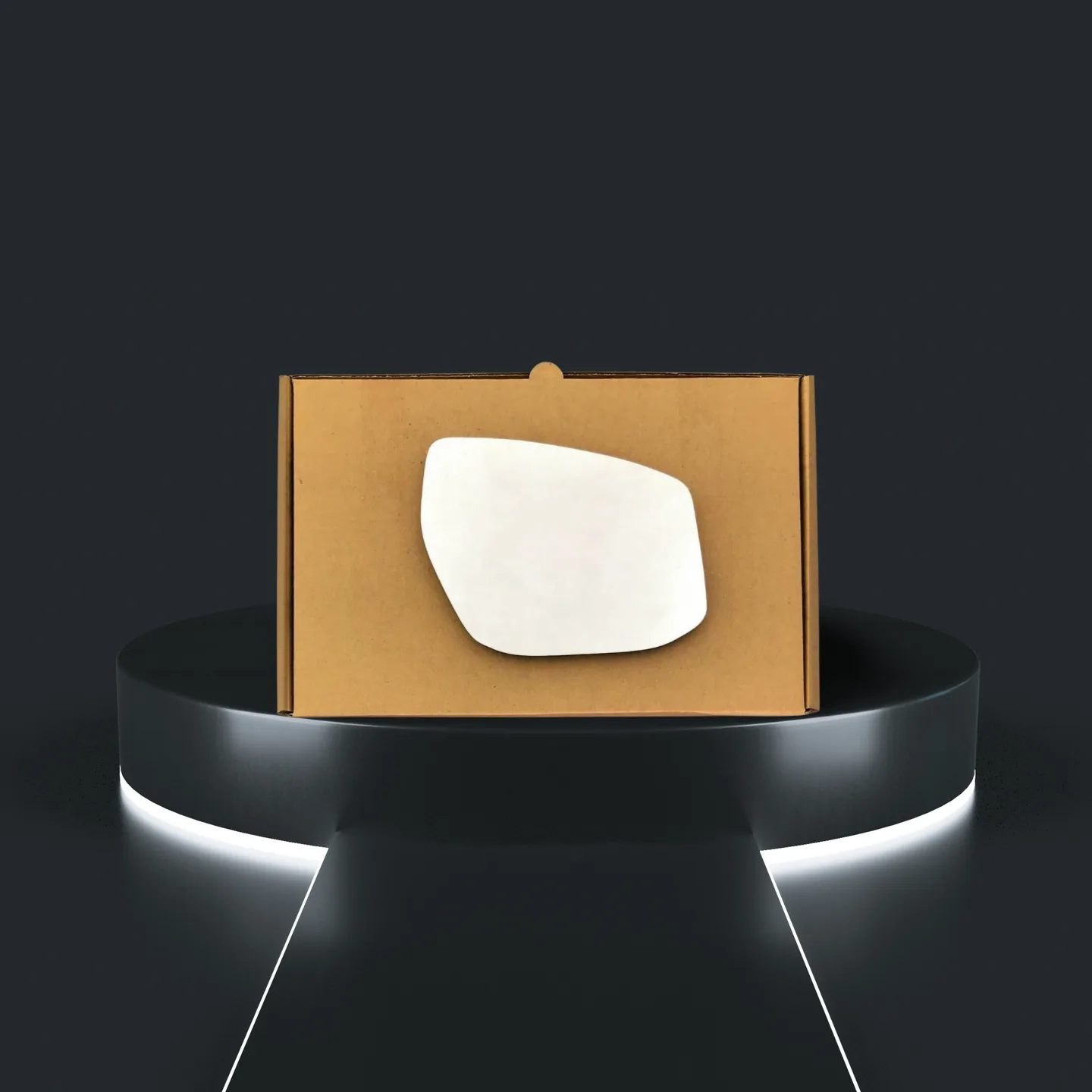 Stick on Wing Mirror Glass — Right Driver Side