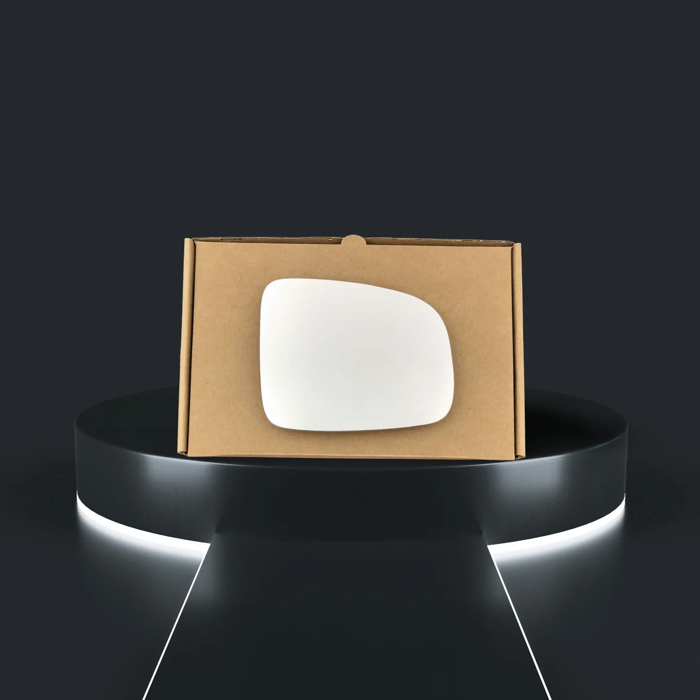 Stick on Wing Mirror Glass — Right Driver Side