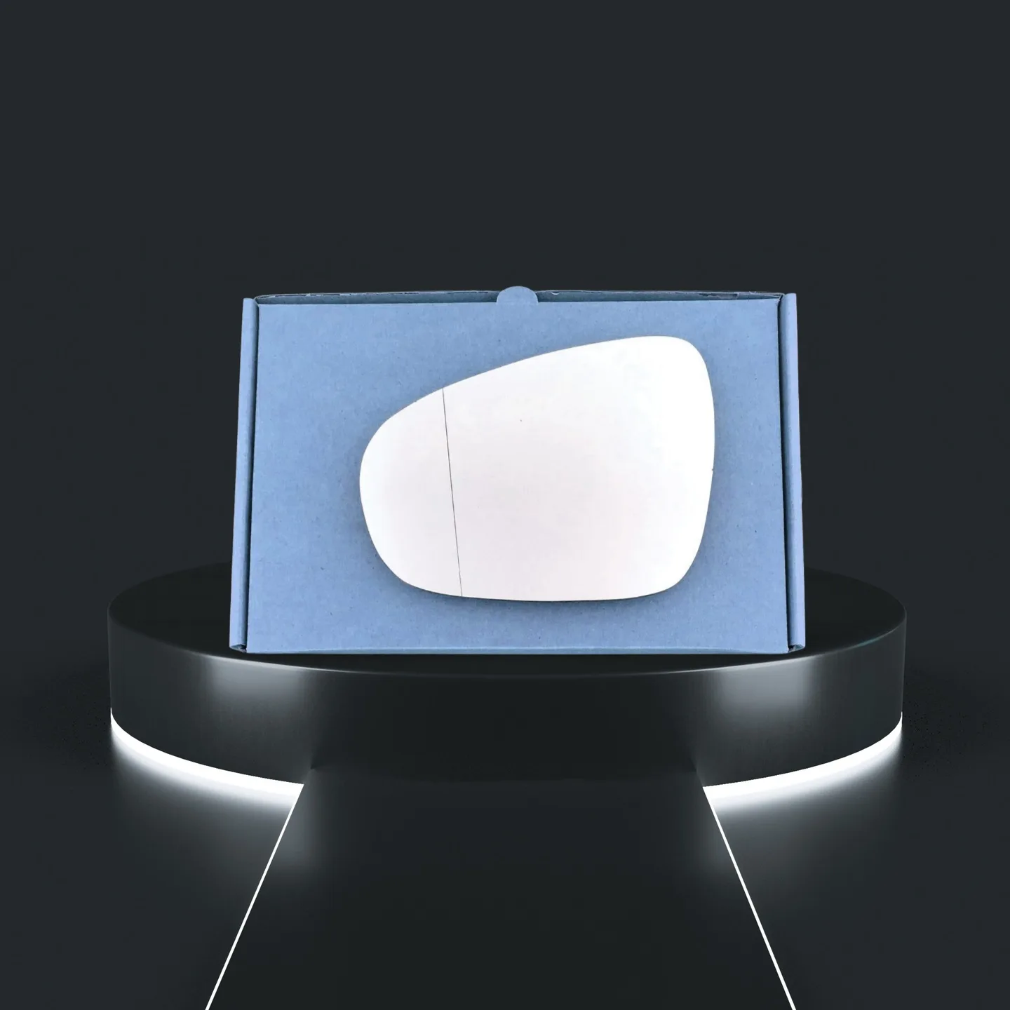 Lexus CT Stick-on Wing Mirror Glass 2011-2021 — Convex — Left Passenger Side