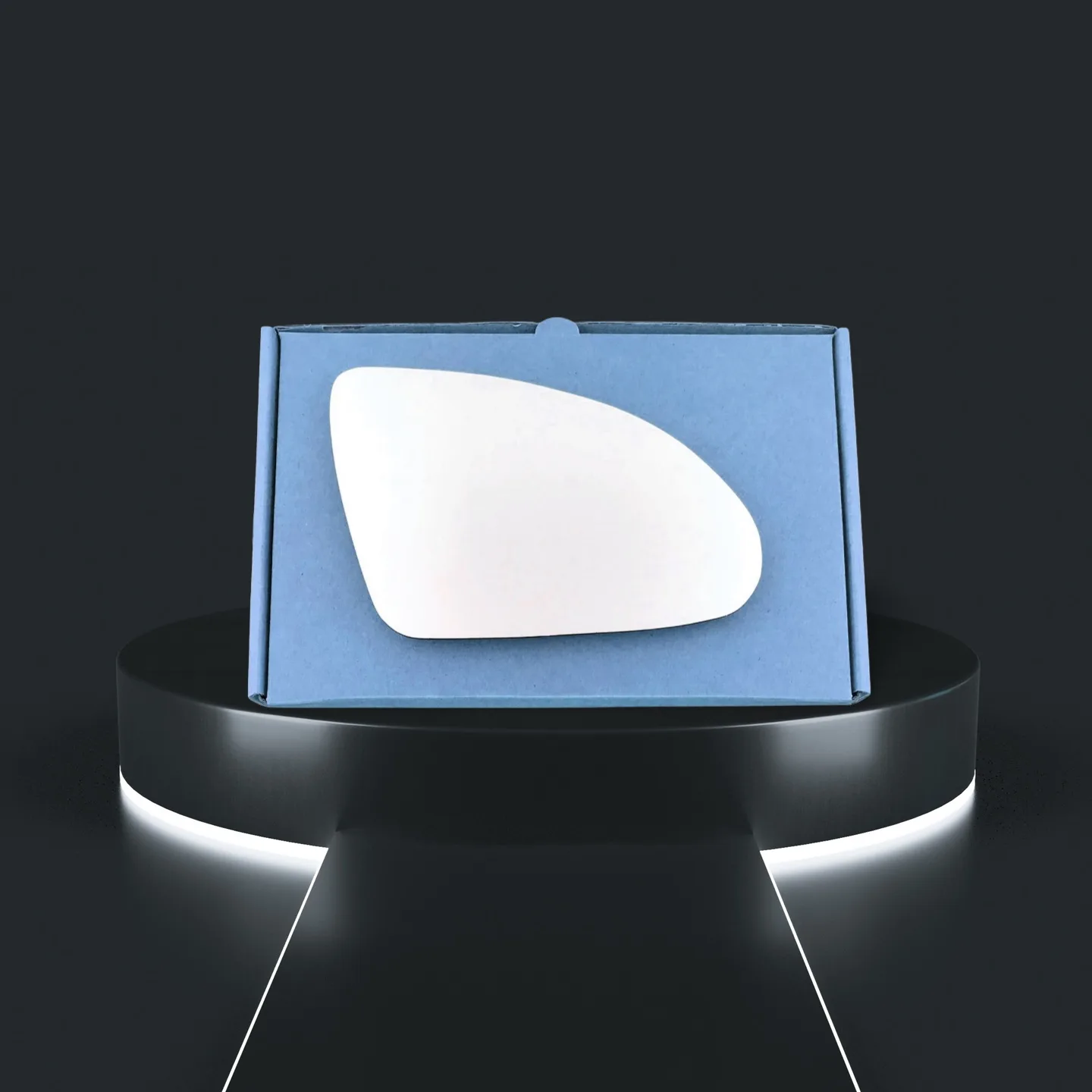 Stick on Wing Mirror Glass — Right Driver Side