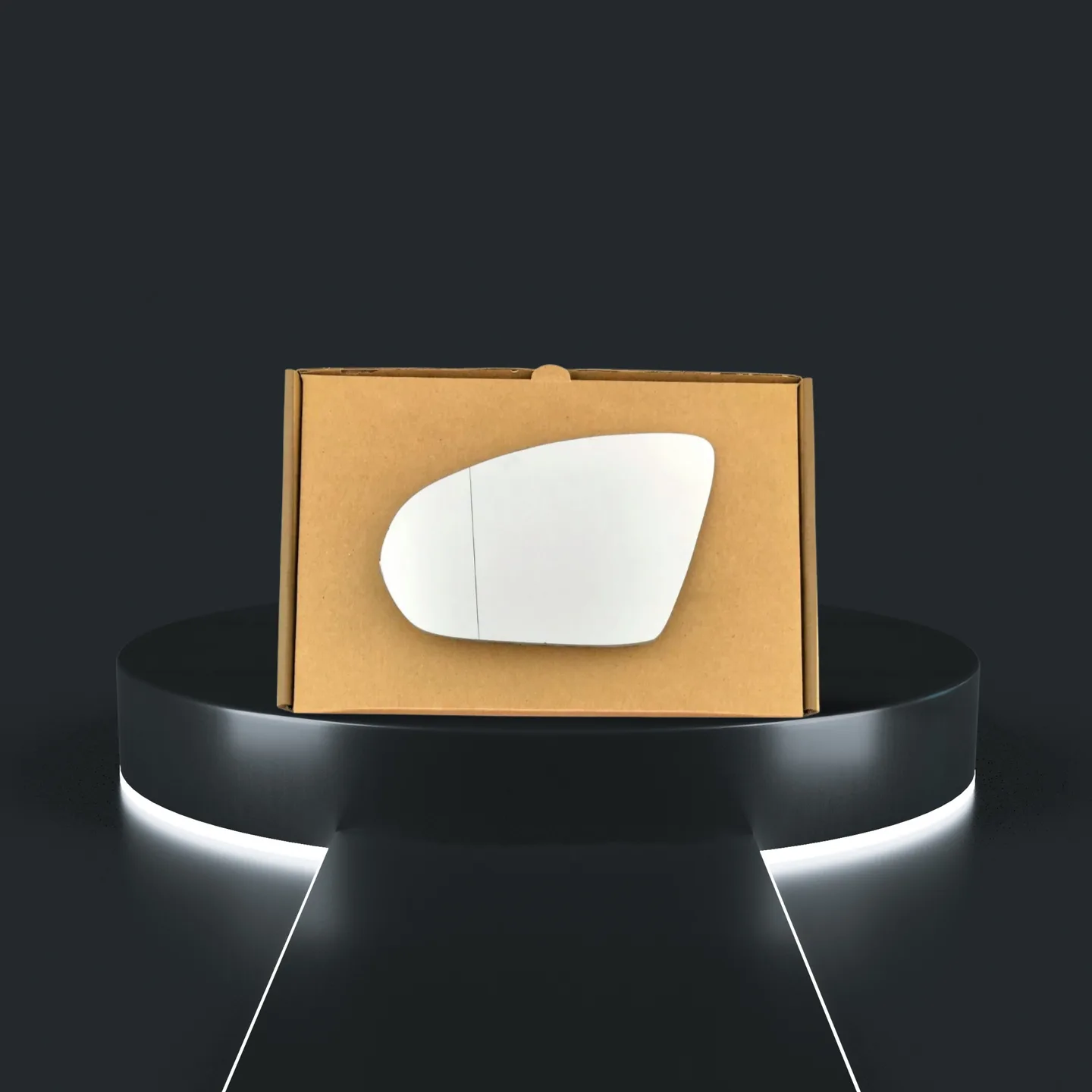 Stick on Wing Mirror Glass — Right Driver Side