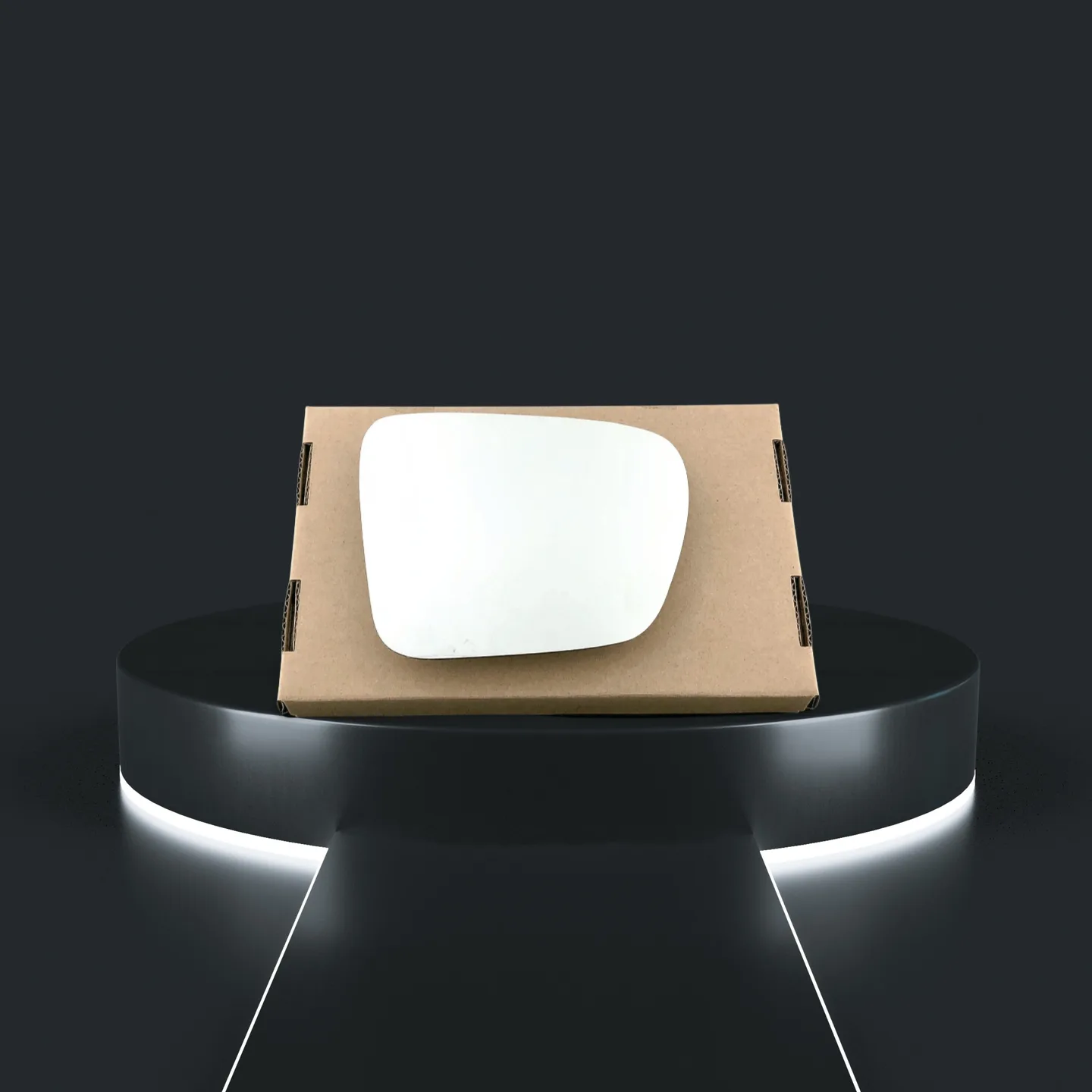 Stick on Wing Mirror Glass — Left Passenger Side