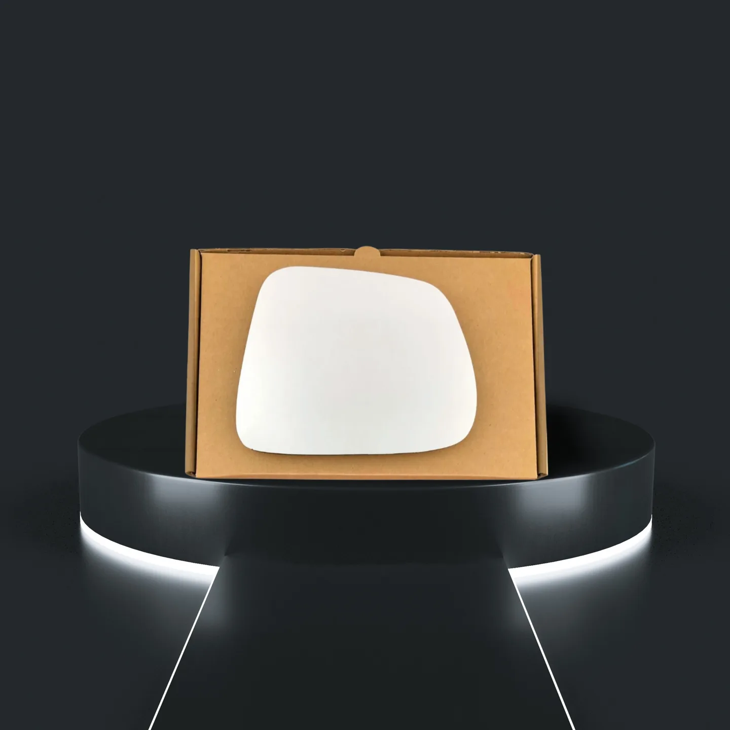 Stick on Wing Mirror Glass — Right Driver Side