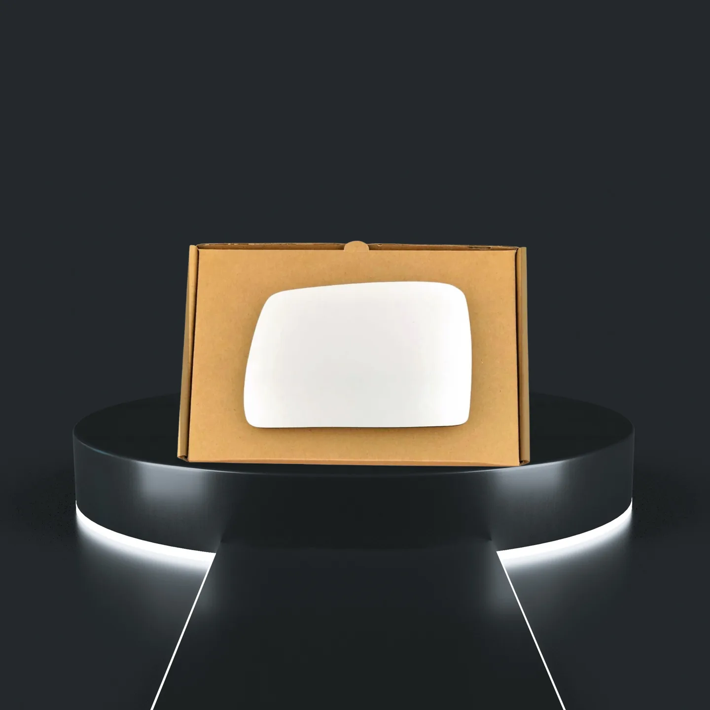 Stick on Wing Mirror Glass — Left Passenger Side