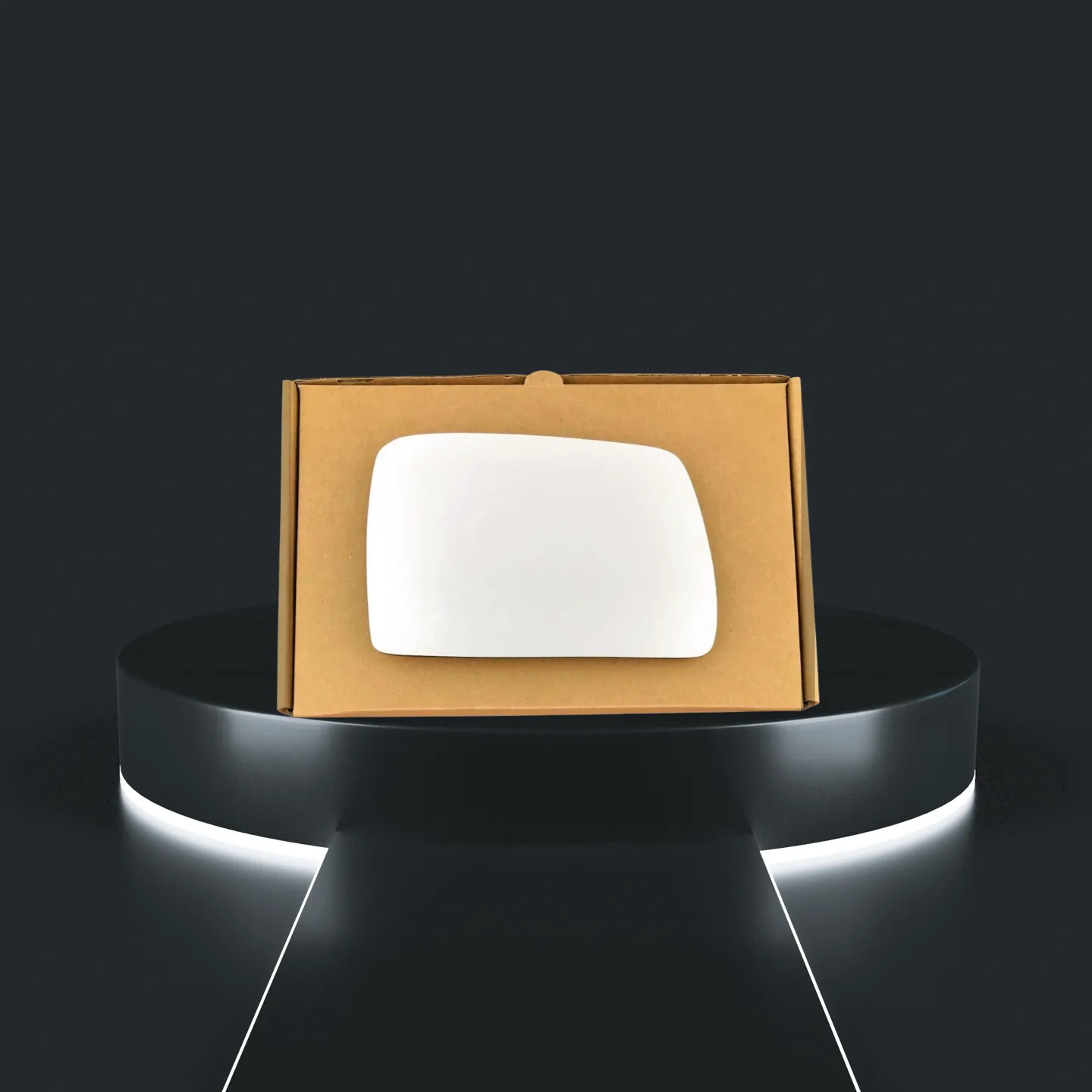 Stick on Wing Mirror Glass — Right Driver Side