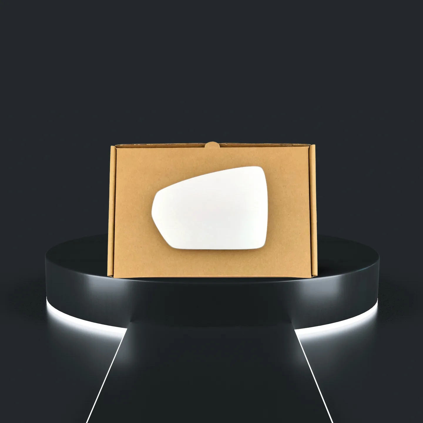 Stick on Wing Mirror Glass — Left Passenger Side