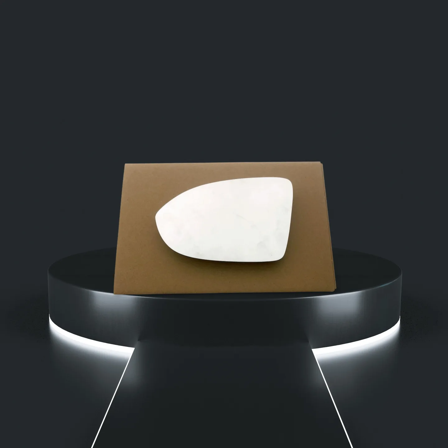 Stick on Wing Mirror Glass — Right Driver Side