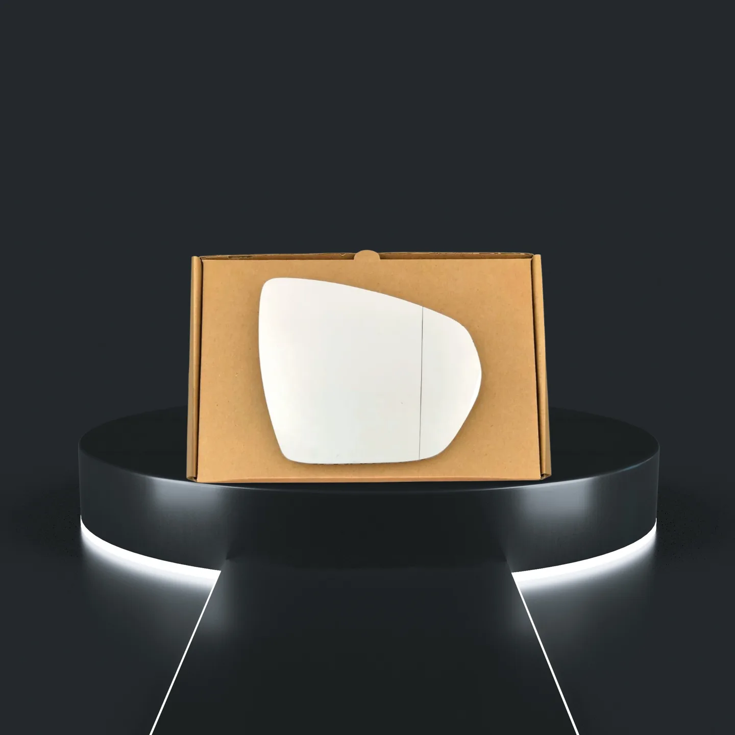 Stick on Wing Mirror Glass — Right Driver Side