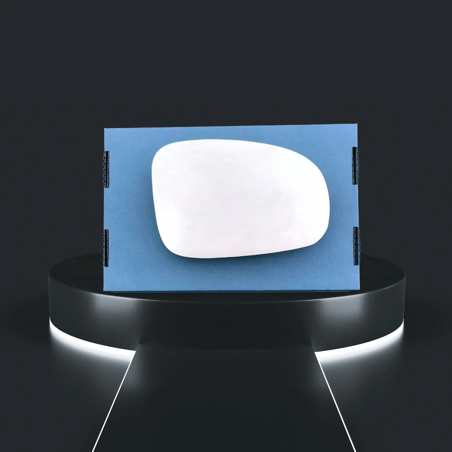 Toyota Prius Plus Stick-on Wing Mirror Glass 2012-2020 — Wide Angle — Right Driver Side