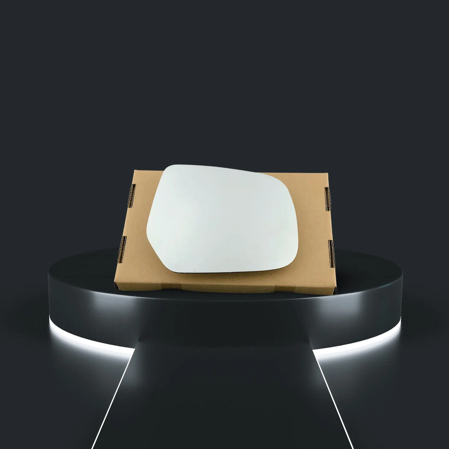 Stick on Wing Mirror Glass — Right Driver Side
