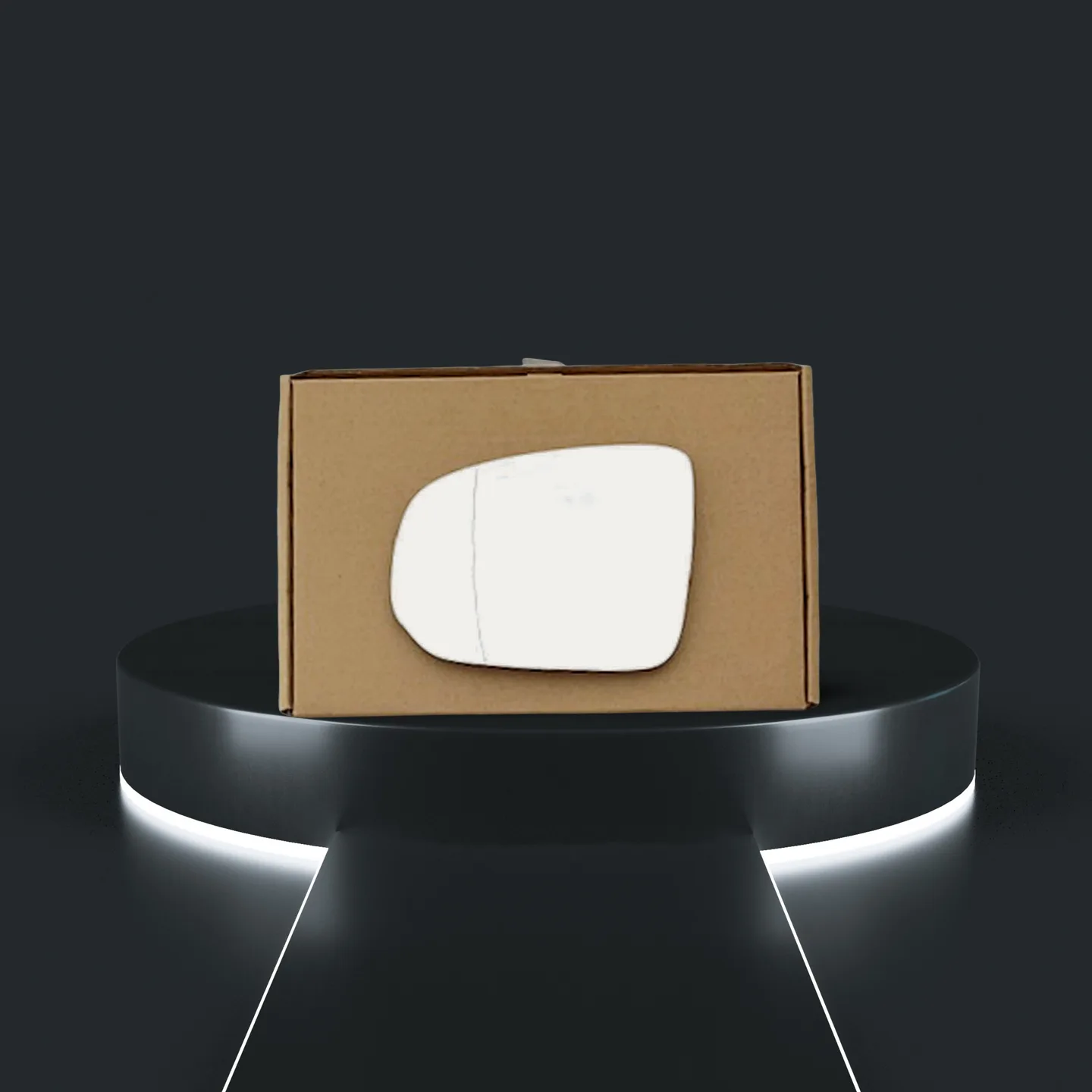 Volvo XC60 Stick-on Wing Mirror Glass 2017-2024 — Wide Angle — Left Passenger Side