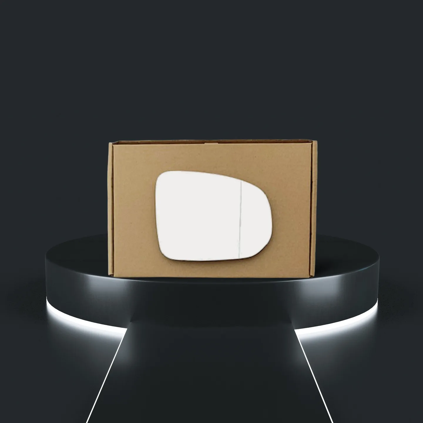 Volvo XC60 Stick-on Wing Mirror Glass 2017-2024 — Wide Angle — Right Driver Side