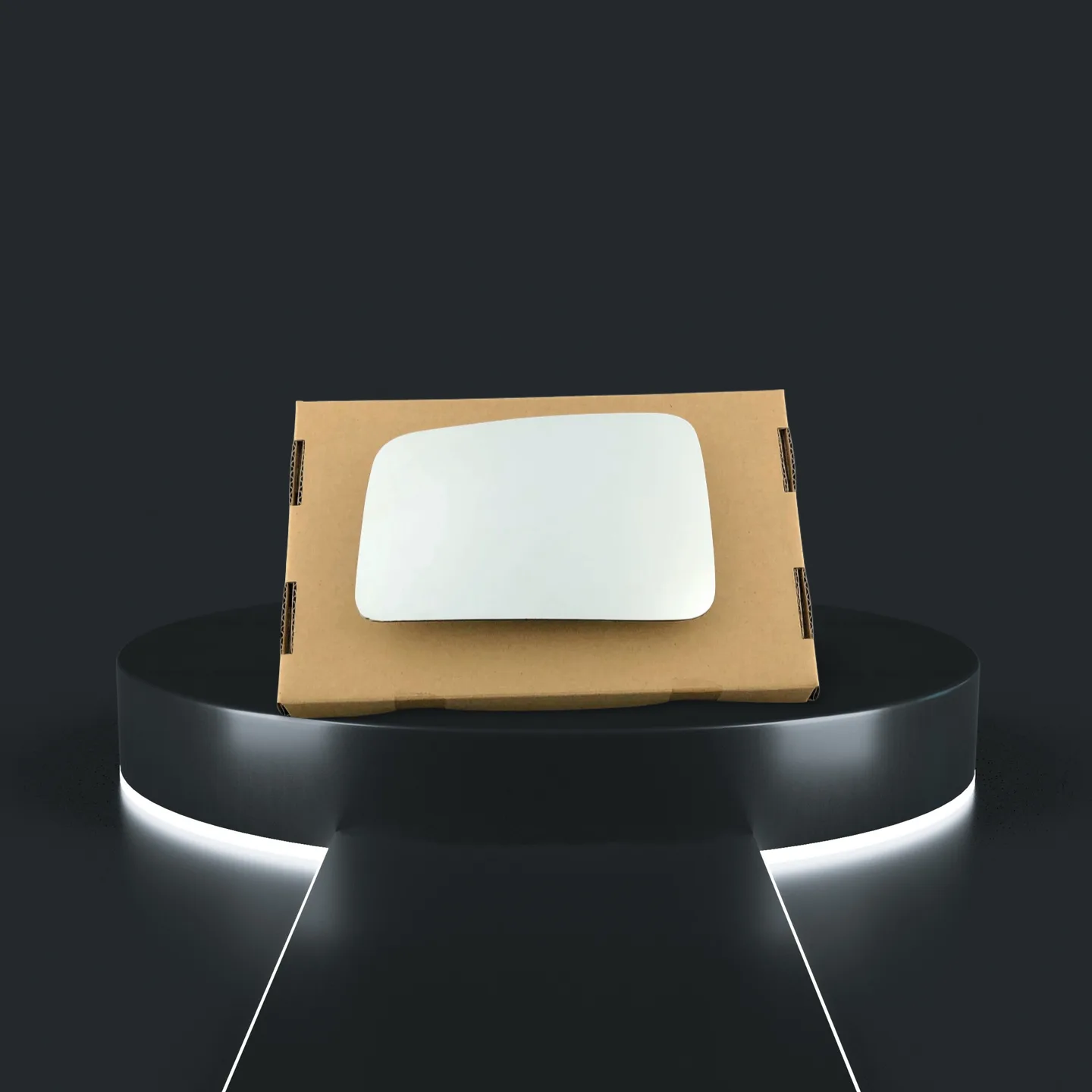 Stick on Wing Mirror Glass — Left Passenger Side