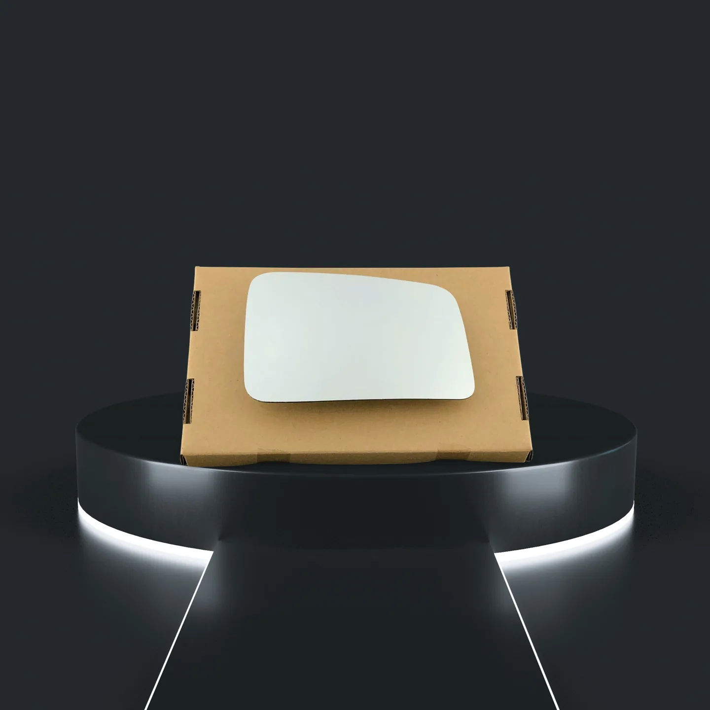 Stick on Wing Mirror Glass — Right Driver Side
