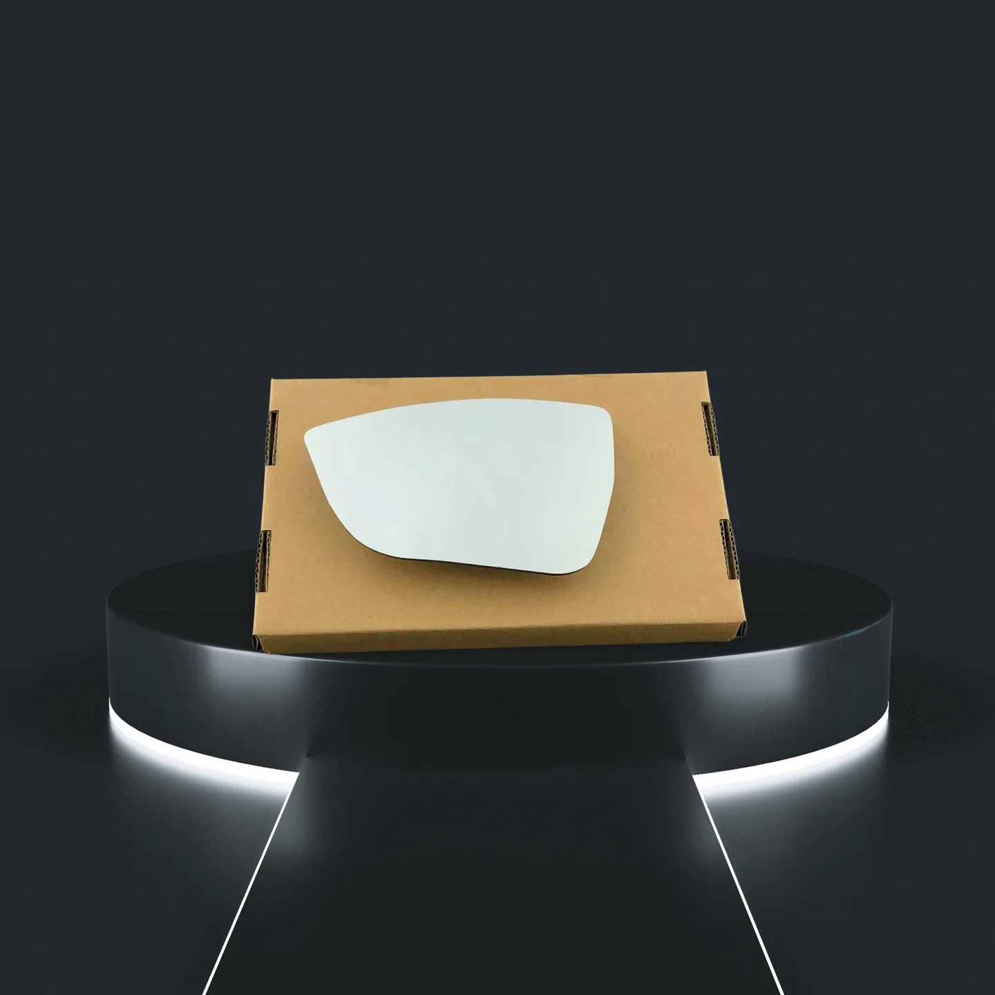 Seat Ateca Stick-on Wing Mirror Glass 2017-2022 — Wide Angle — Left Passenger Side
