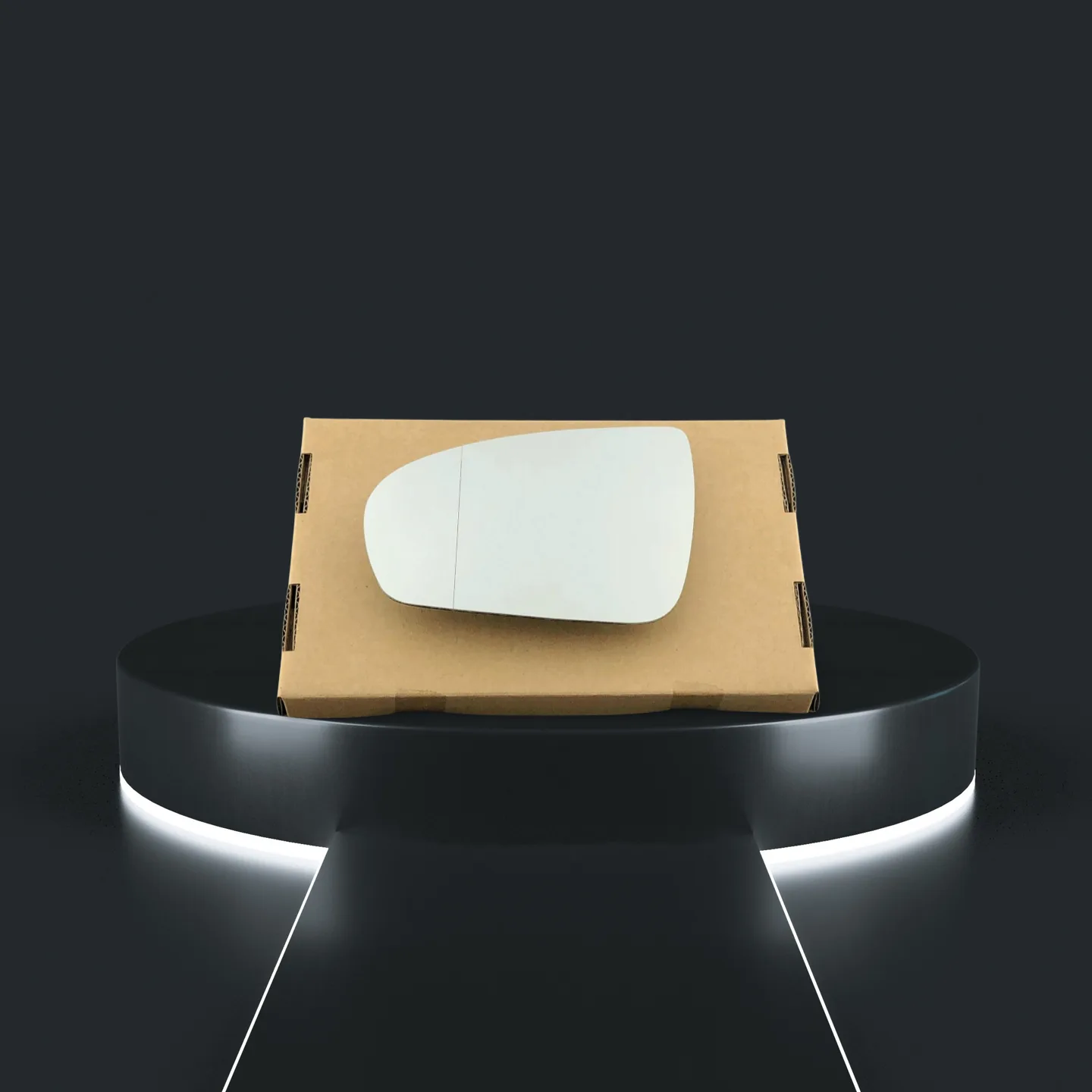 Stick on Wing Mirror Glass — Left Passenger Side