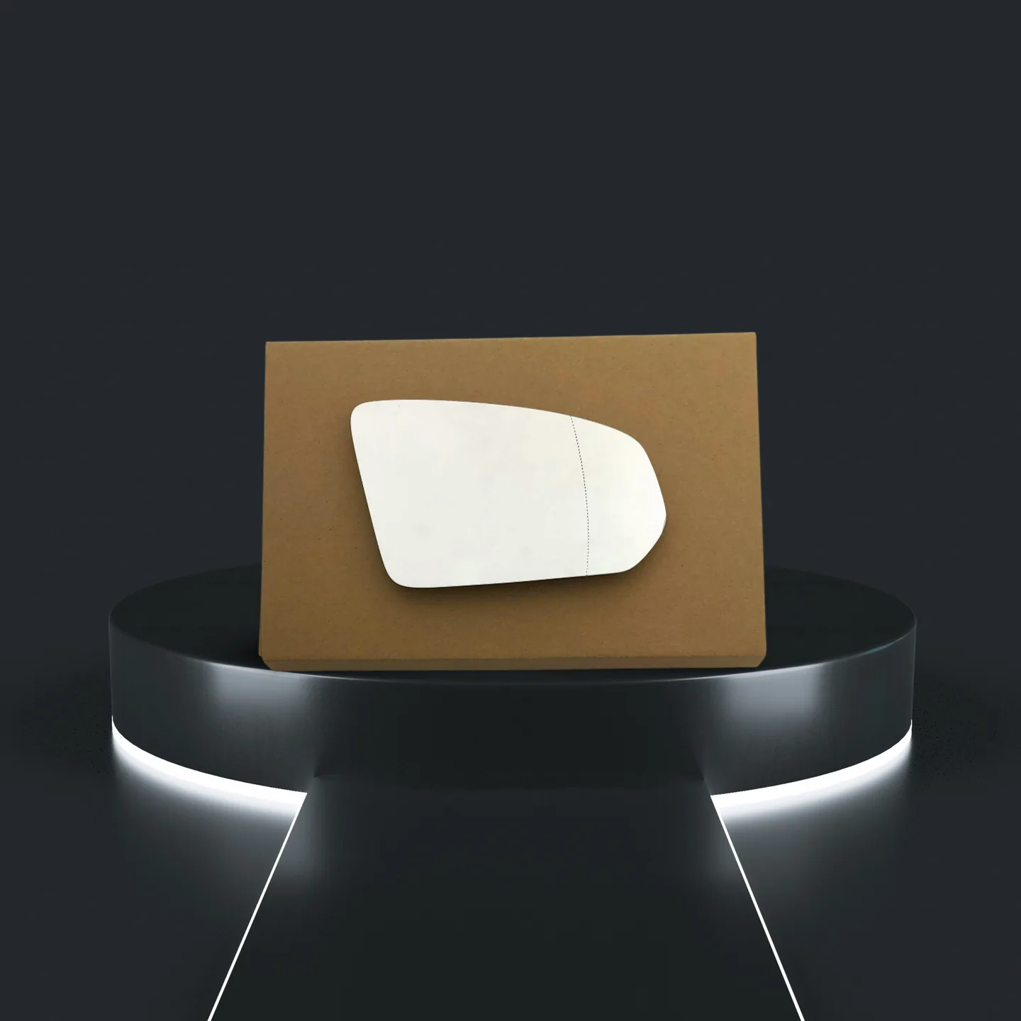 Volvo S90 Stick-on Wing Mirror Glass 2019-2024 — Wide Angle — Right Driver Side