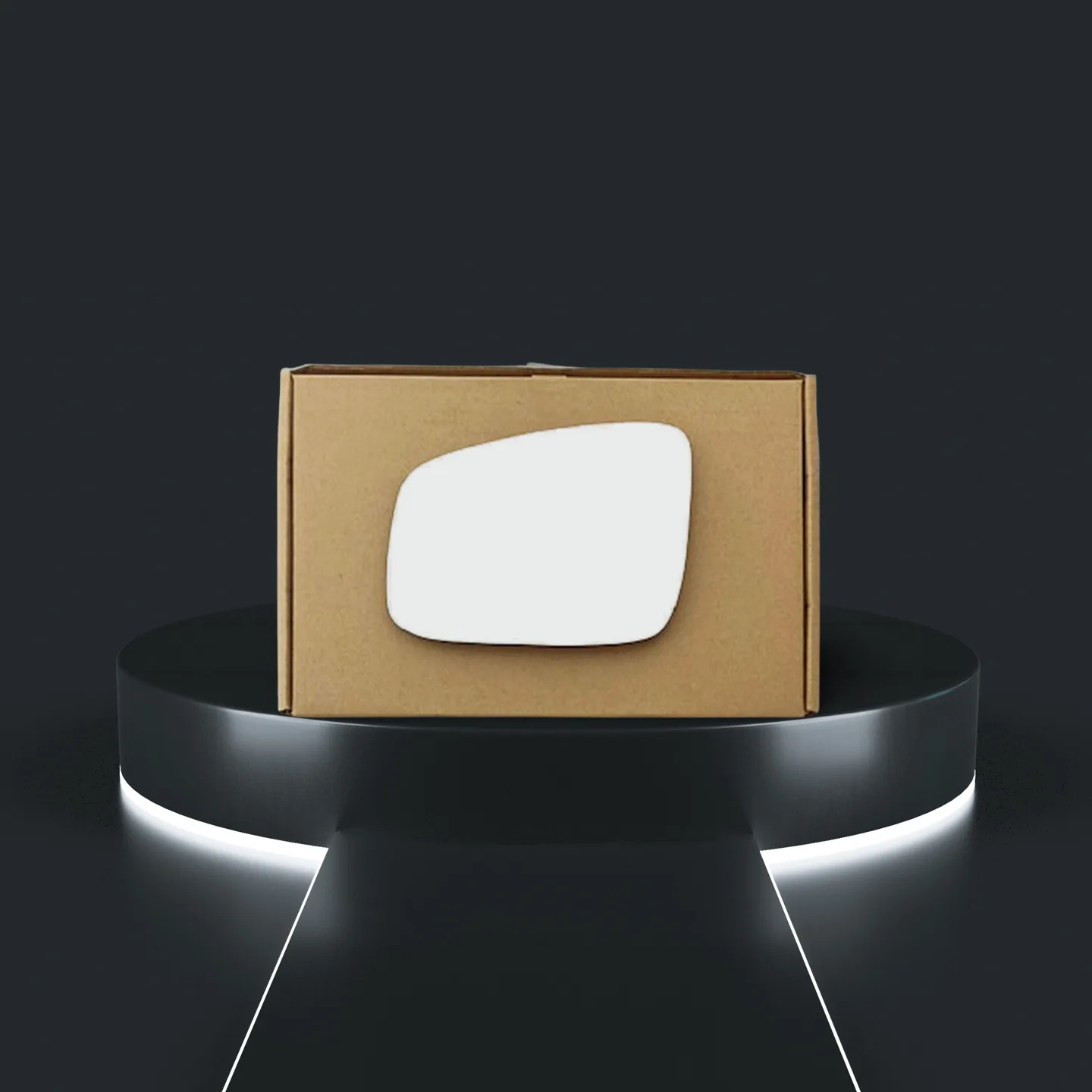 Renault Espace Stick-on Wing Mirror Glass 2009-2014 — Convex — Left Passenger Side
