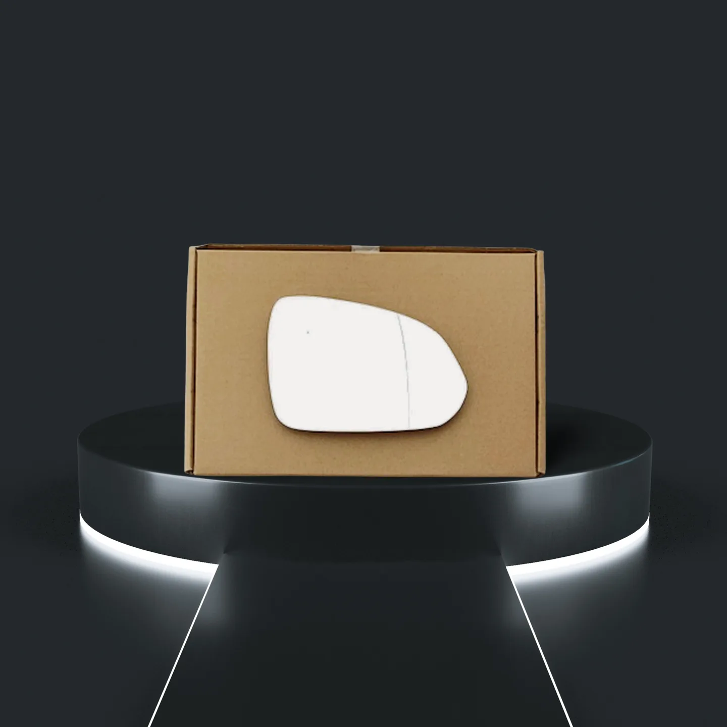 Kia Rio Stick-on Wing Mirror Glass 2017-2020 — Wide Angle — Right Driver Side