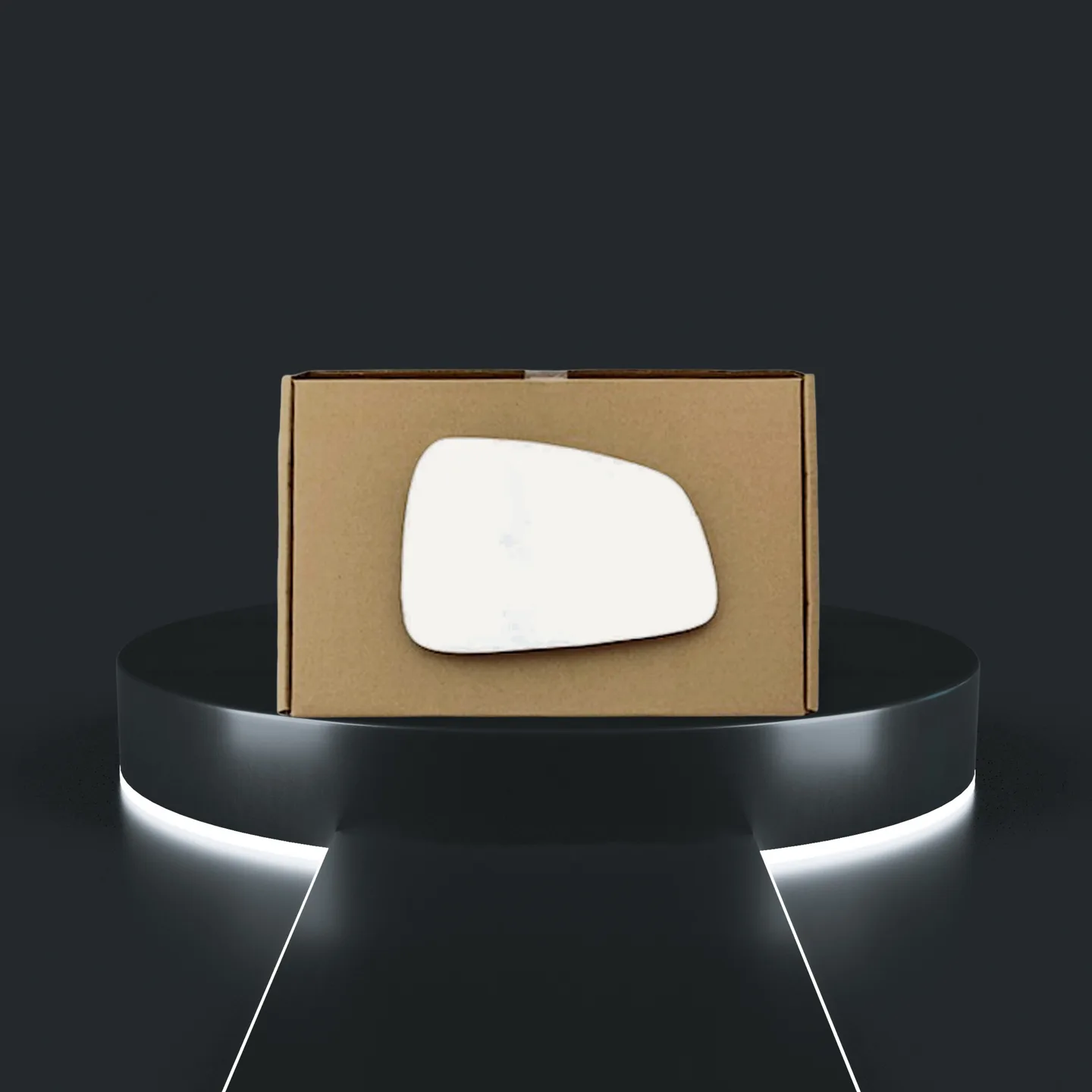 Stick on Wing Mirror Glass — Right Driver Side