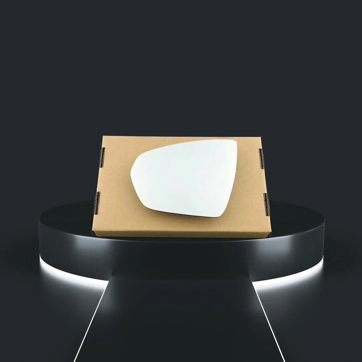 Stick on Wing Mirror Glass — Left Passenger Side