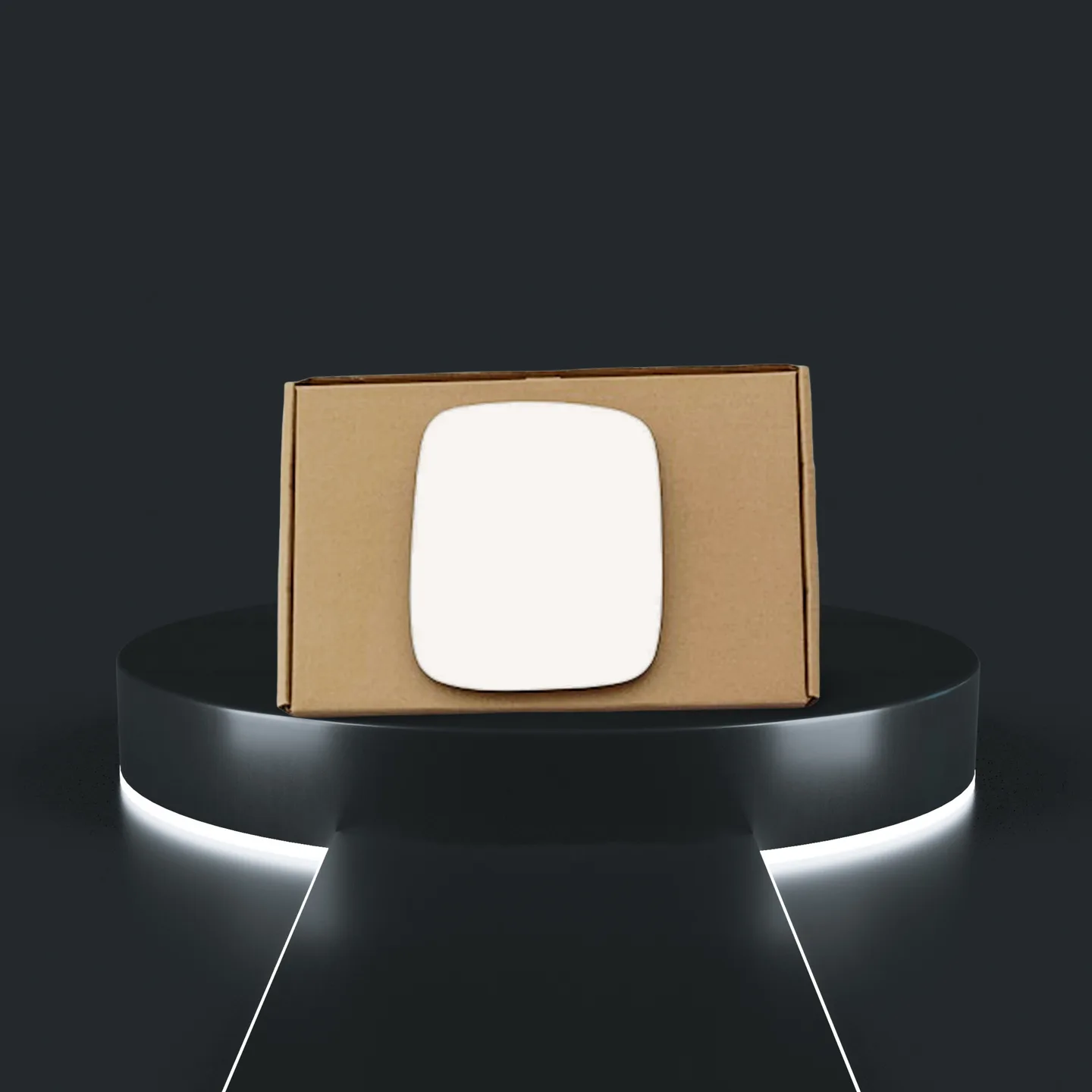 Stick on Wing Mirror Glass — Right Driver Side