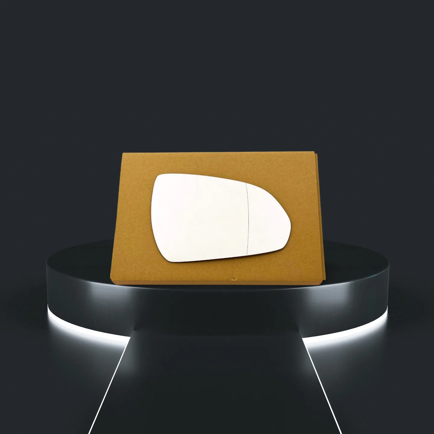 Stick on Wing Mirror Glass — Right Driver Side
