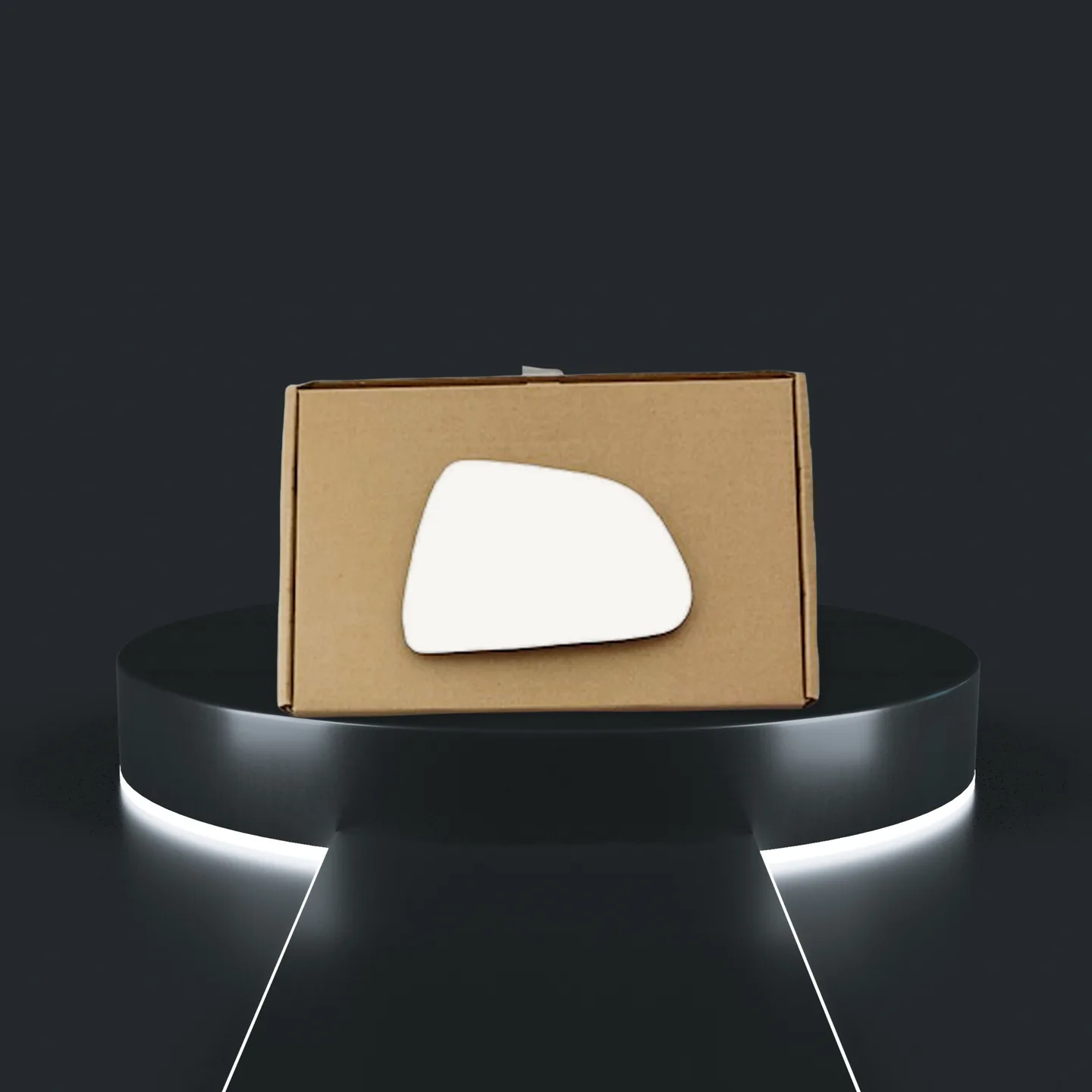 Tesla Model 3 Stick-on Wing Mirror Glass 2017 onwards — Convex — Right Driver Side