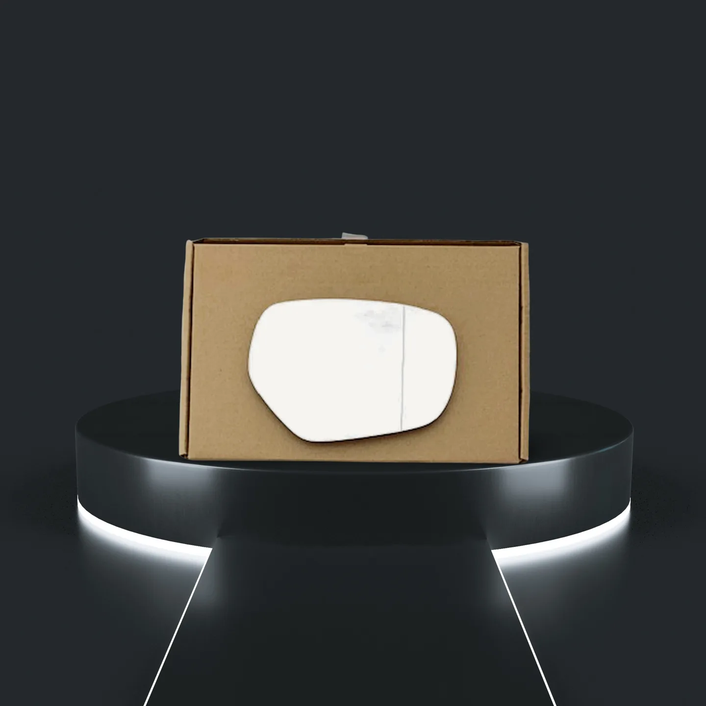 Stick on Wing Mirror Glass — Right Driver Side