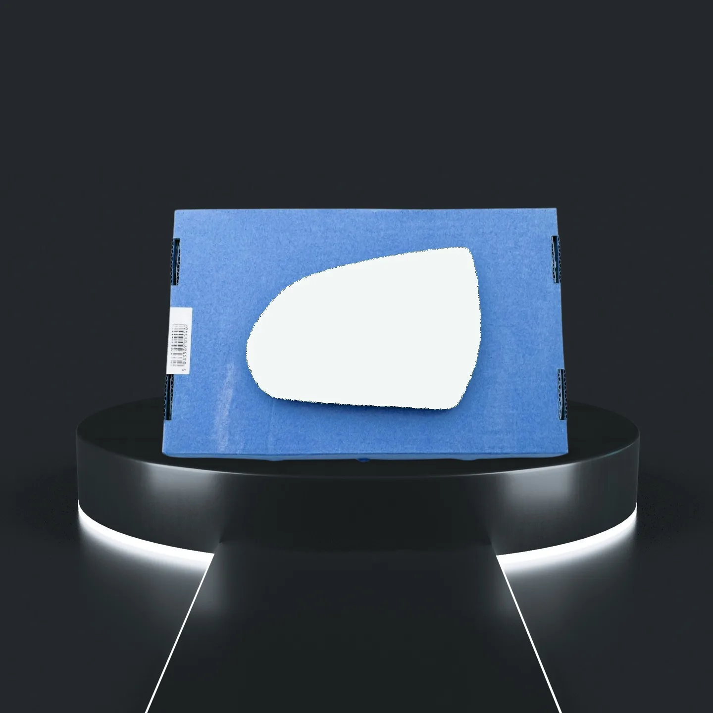 Hyundai IONIQ Stick-on Wing Mirror Glass 2016-2024 — Convex — Left Passenger Side