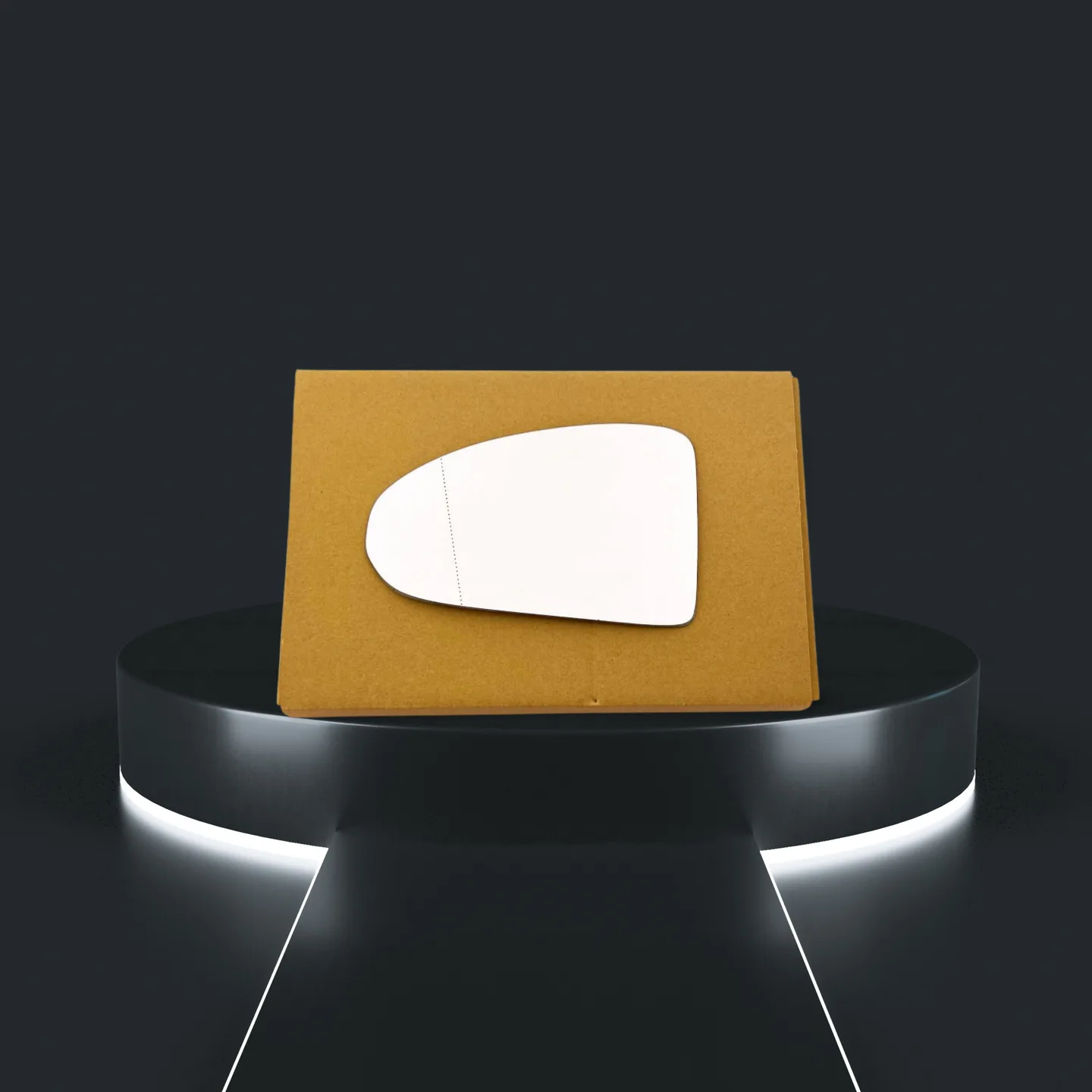 Stick on Wing Mirror Glass — Left Passenger Side