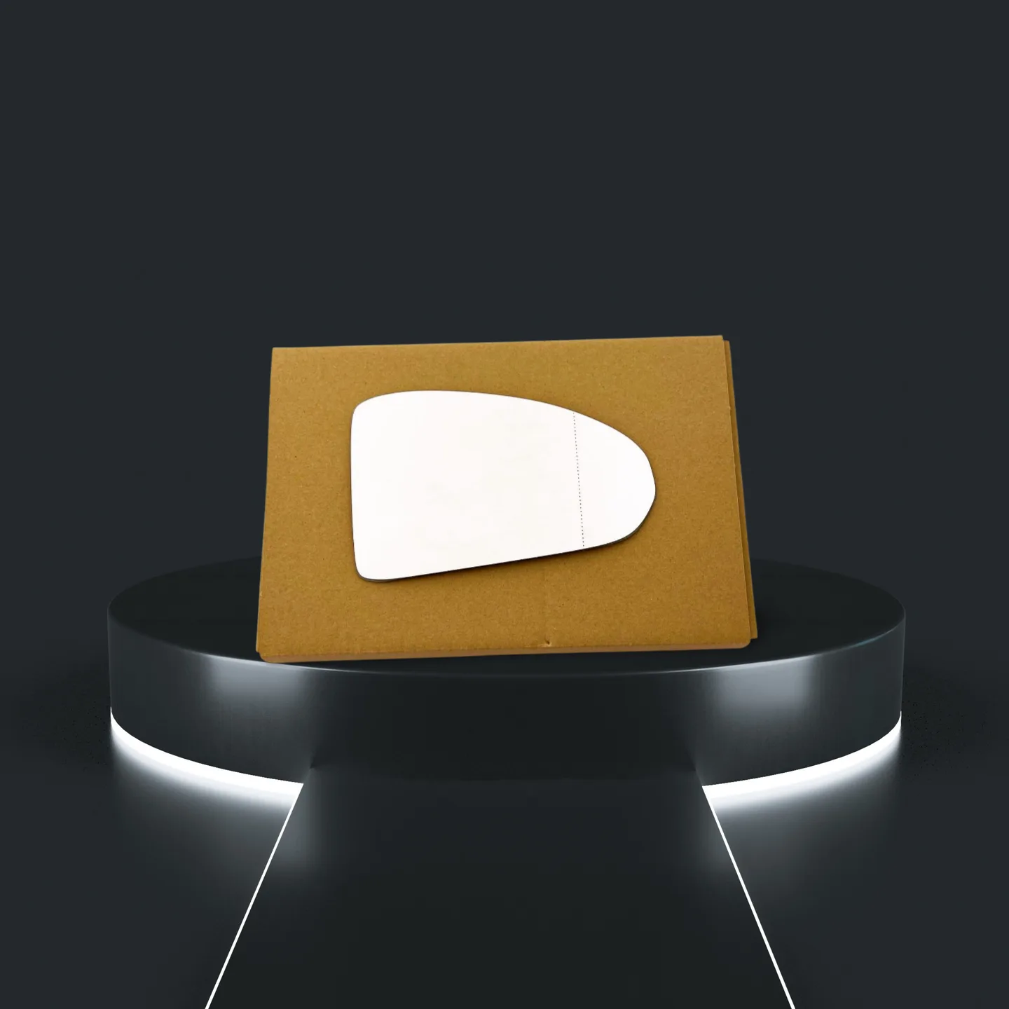 Stick on Wing Mirror Glass — Right Driver Side