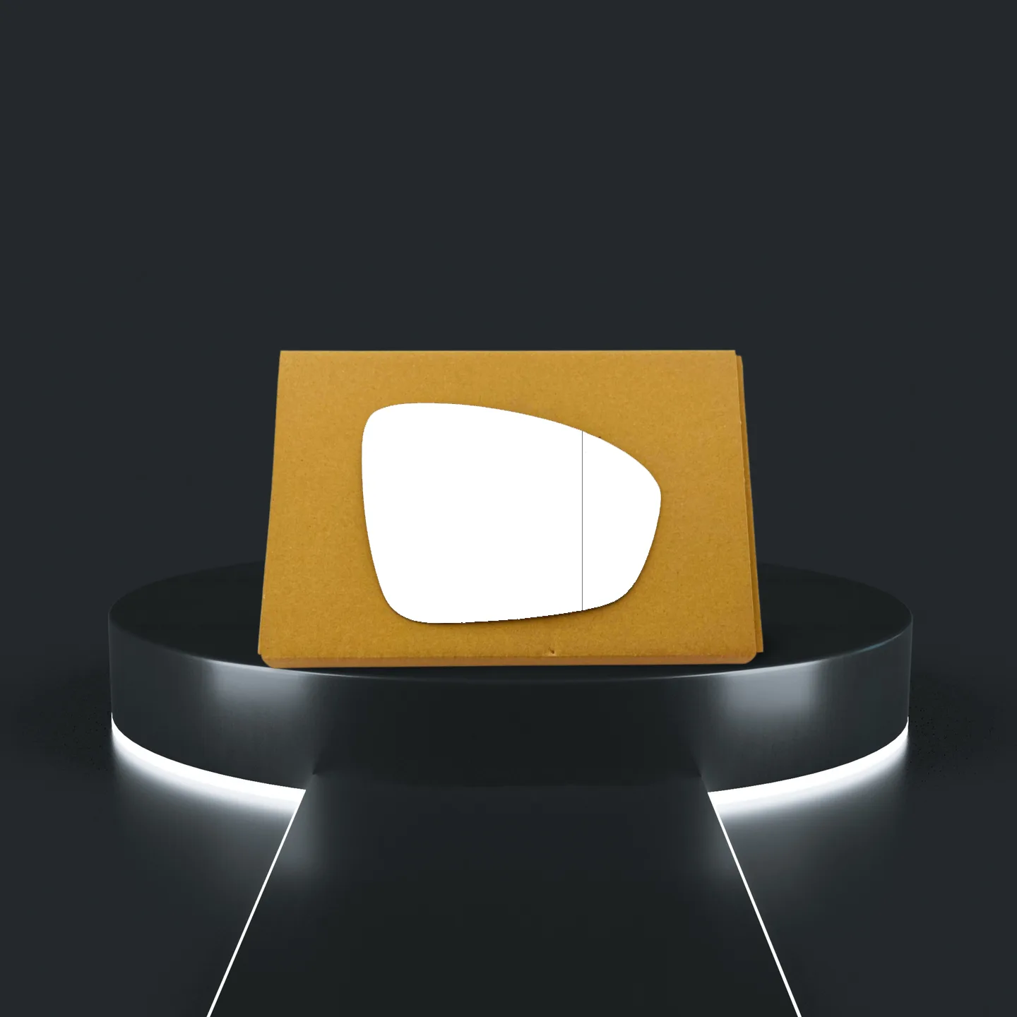 Renault Clio Stick-on Wing Mirror Glass 2019-2022 — Wide Angle — Right Driver Side