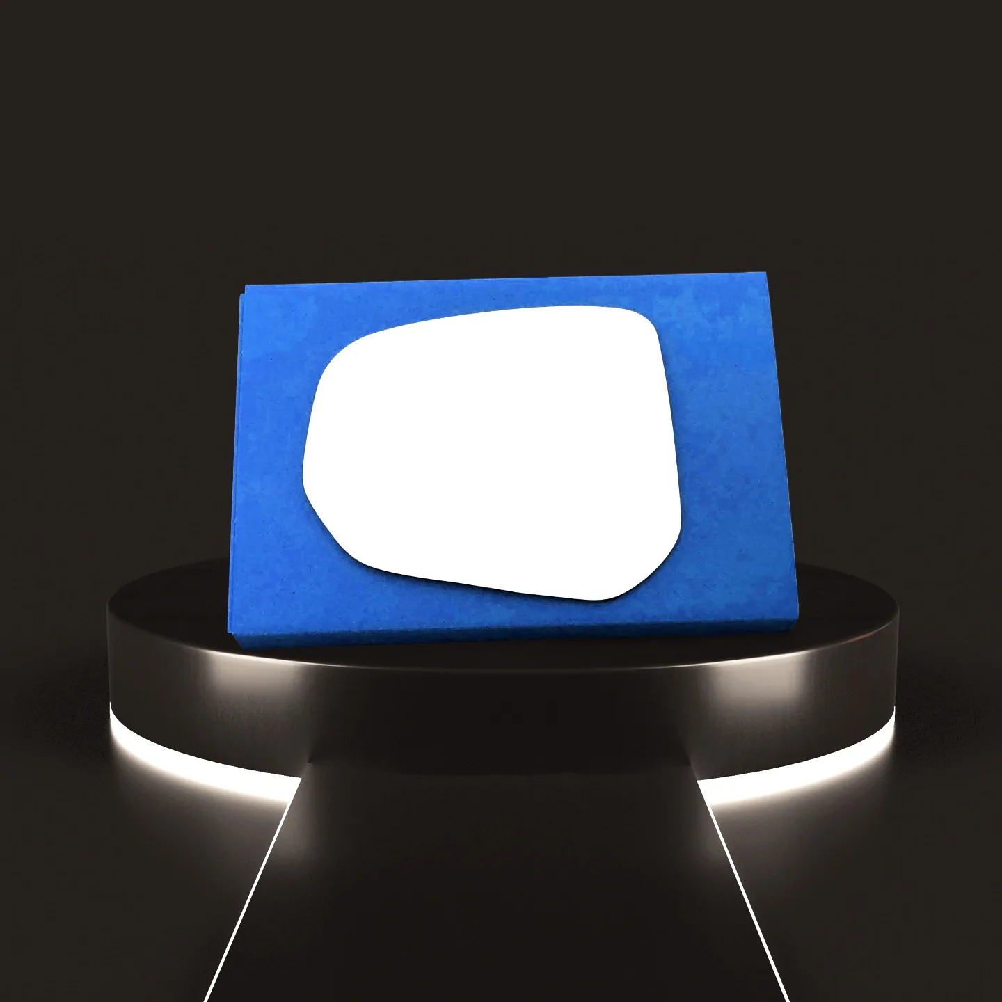 Ford Transit Tourneo Connect Stick-on Wing Mirror Glass 2019-2022 — Convex — Left Passenger Side