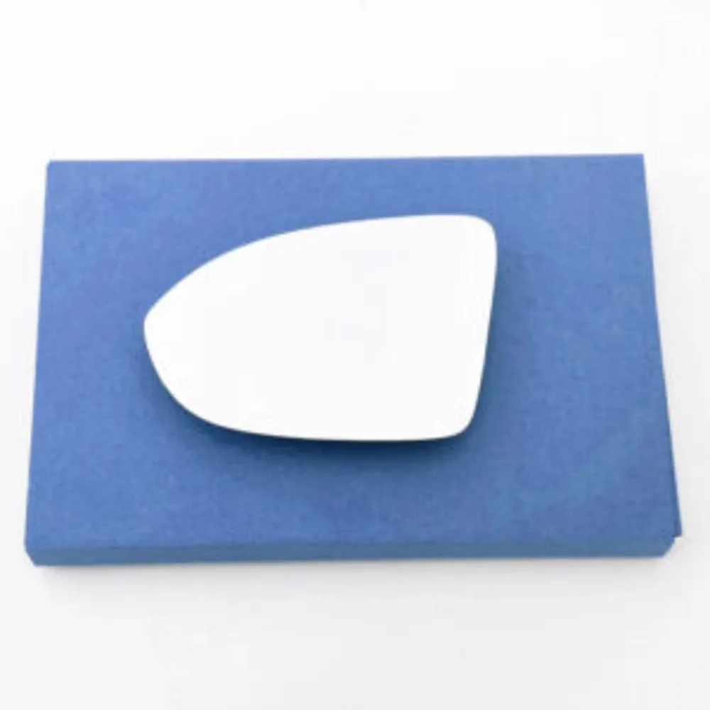 Volkswagen Golf Stick-on Wing Mirror Glass 2021 onwards — Convex — Left Passenger Side