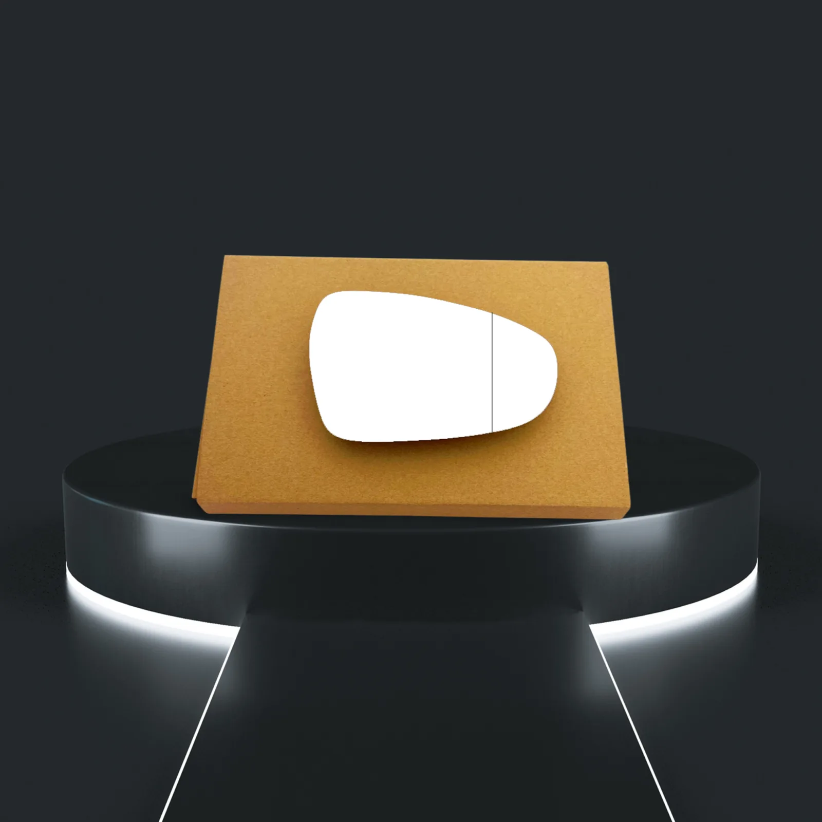 Stick on Wing Mirror Glass — Right Driver Side